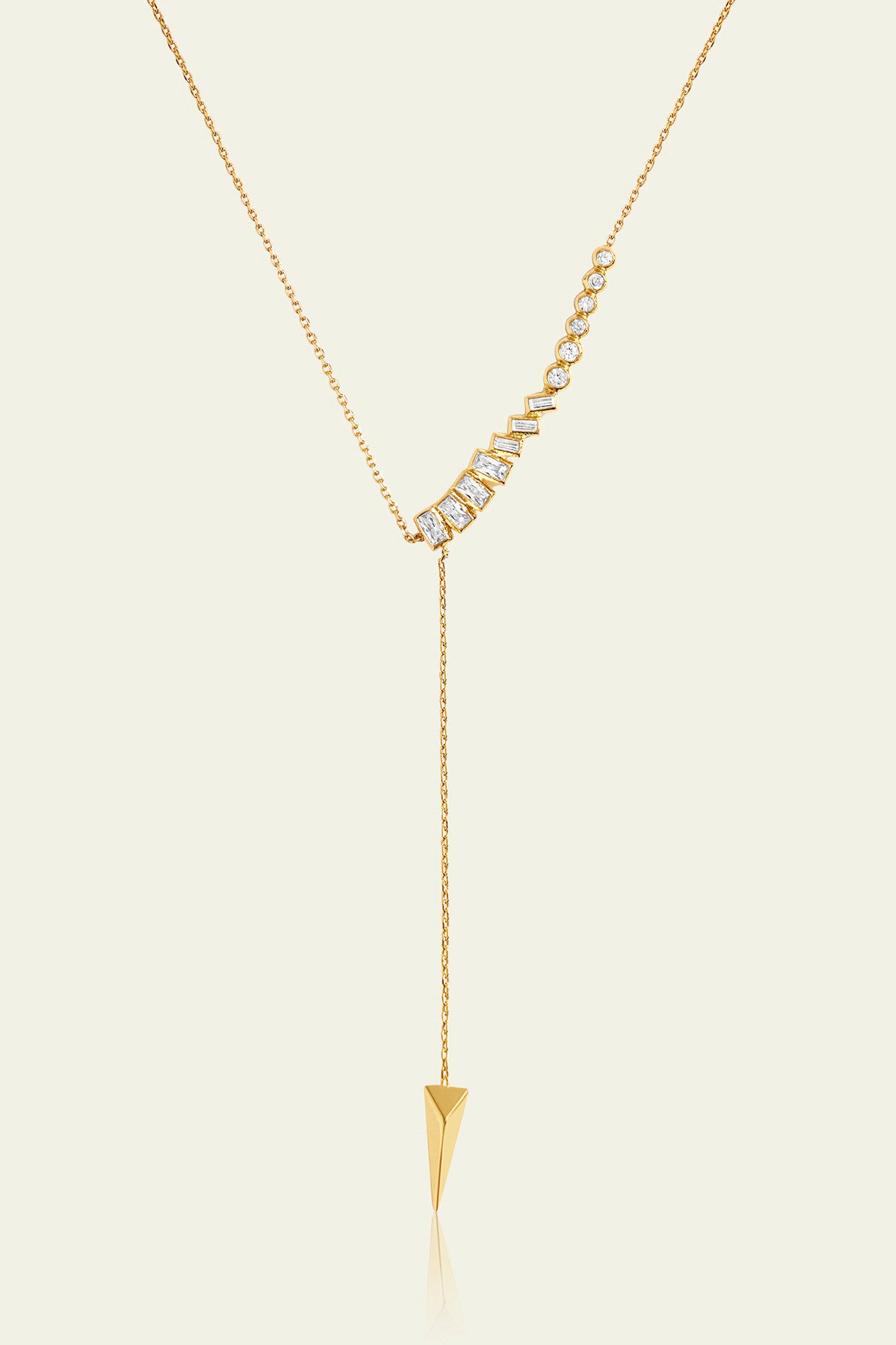Gold Spiked Lariat