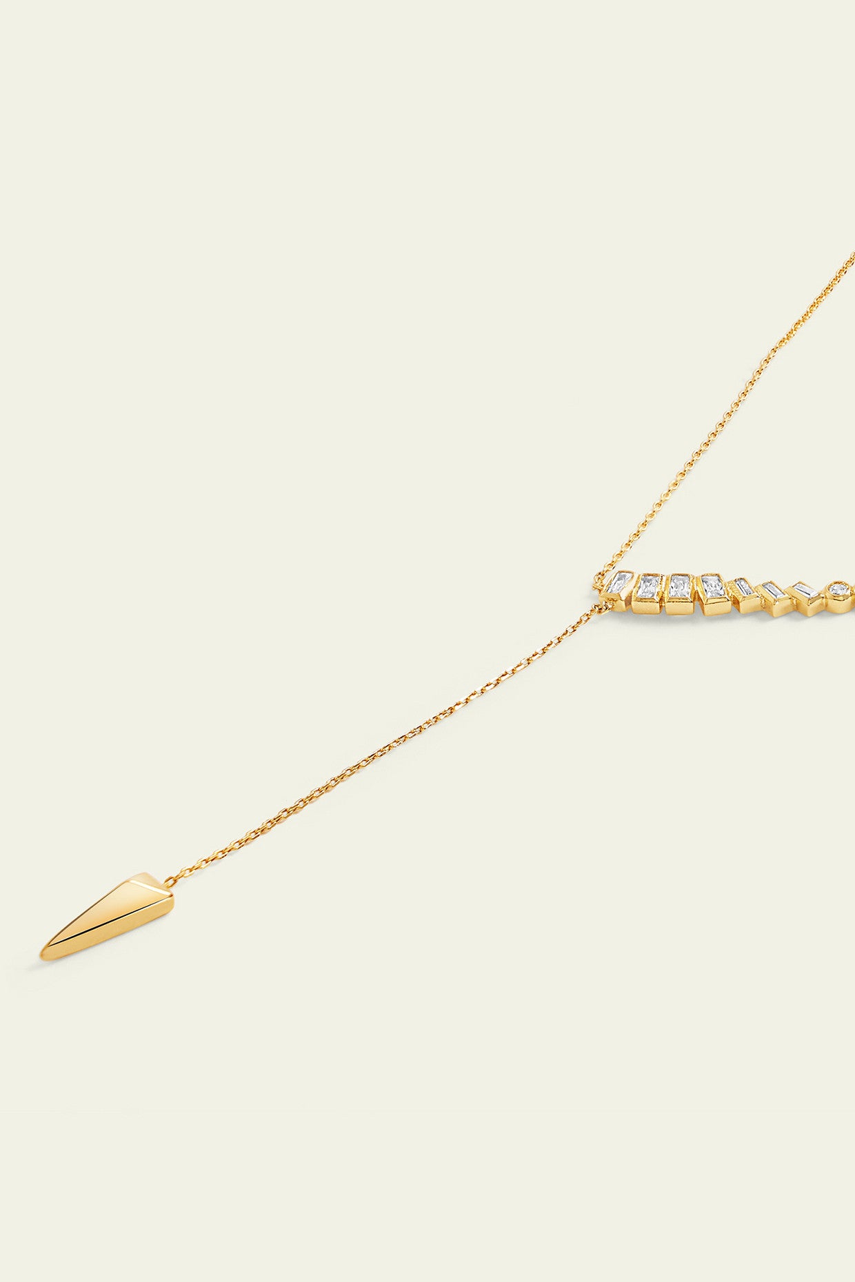 Gold Spiked Lariat