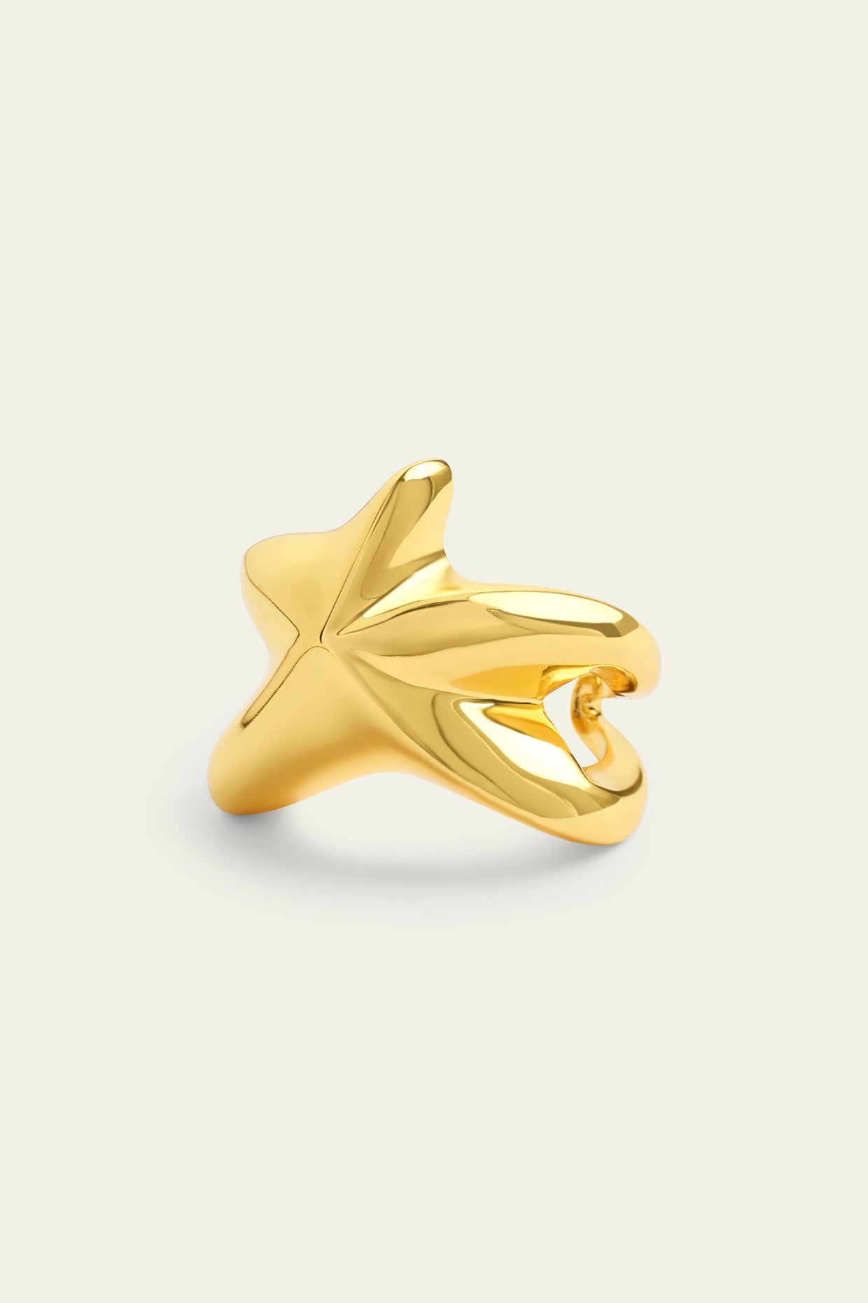 Gold Star Ring