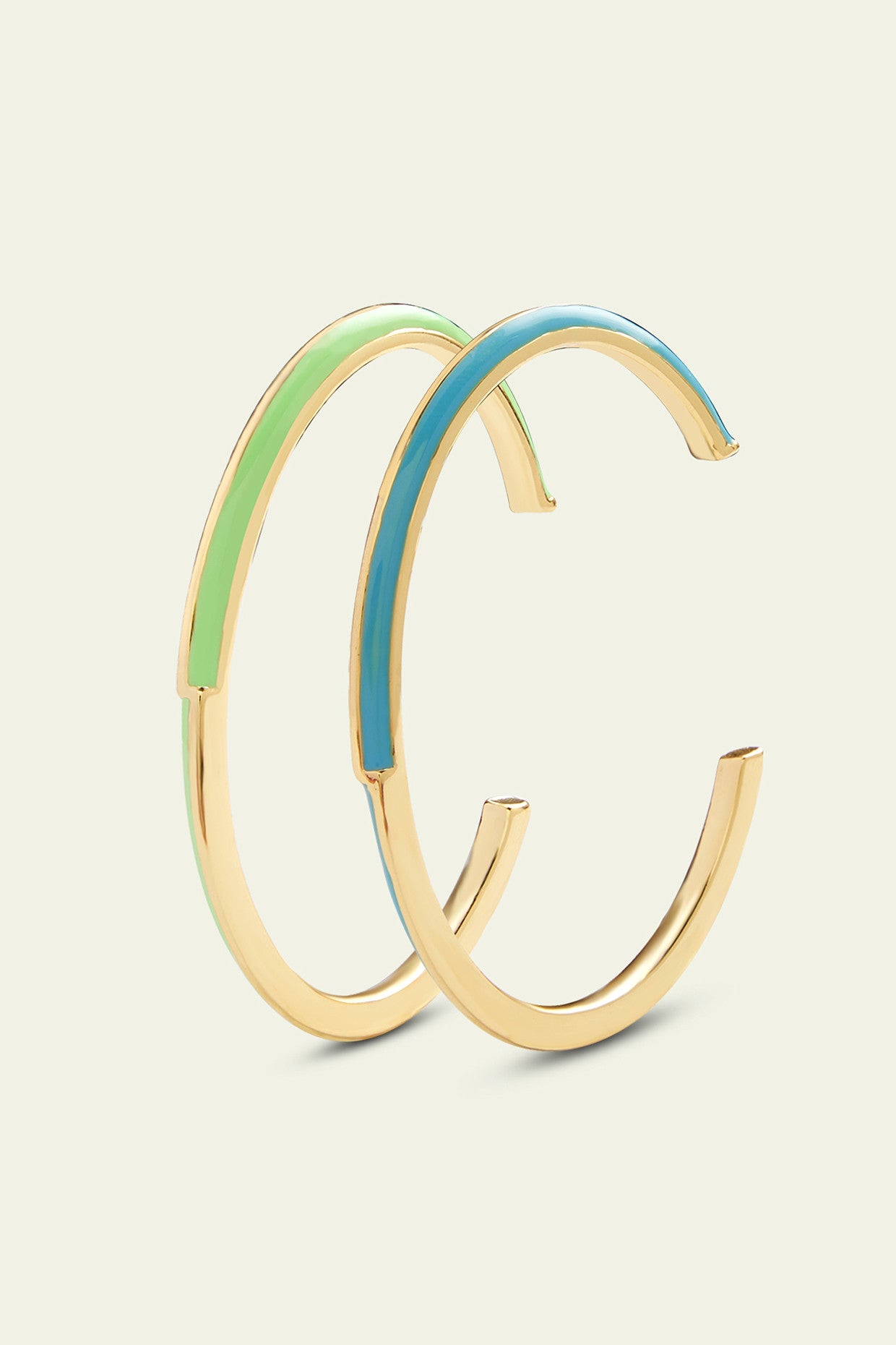 Green & Blue Stackable Cuffs