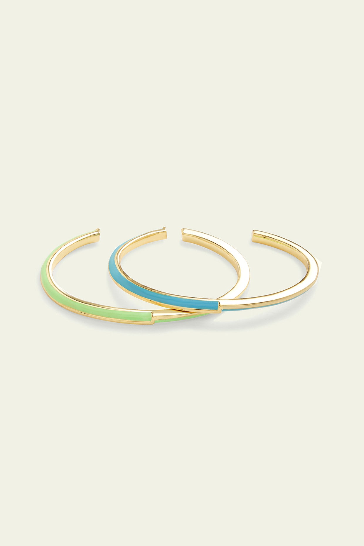 Green & Blue Stackable Cuffs
