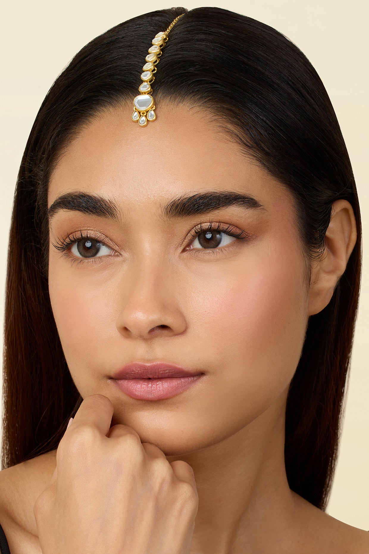 Festive Mirror Maang Tikka