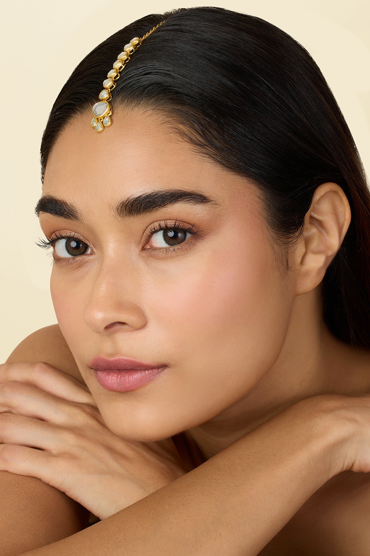 Festive Mirror Maang Tikka