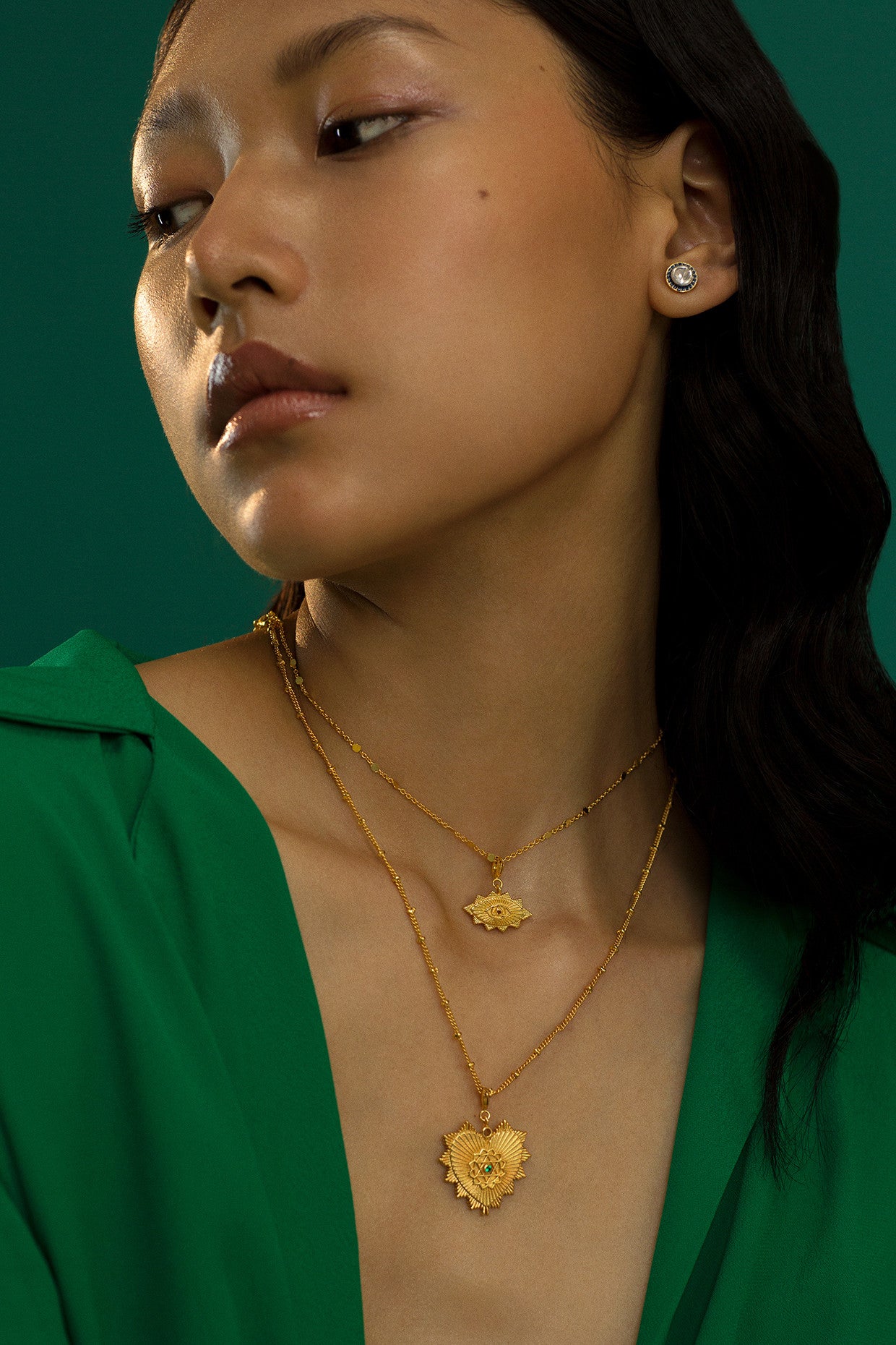 Heart Chakra Charm Necklace