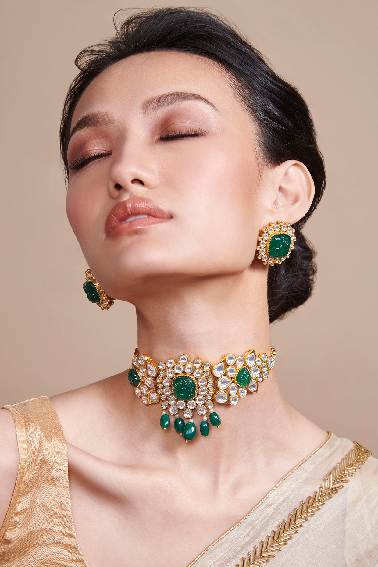 22kt Caesey Choker Necklace