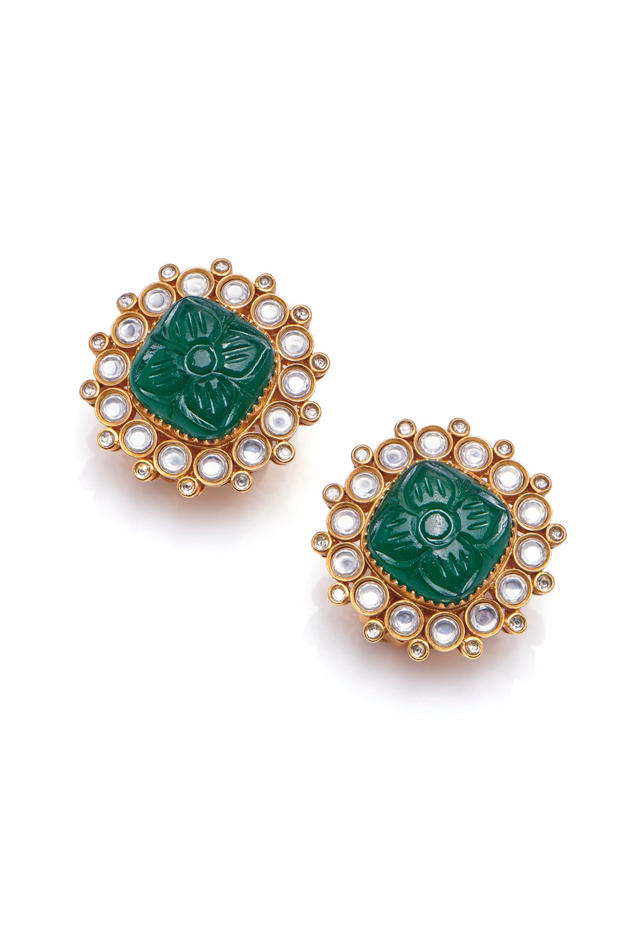 22kt Maple Stud Earrings