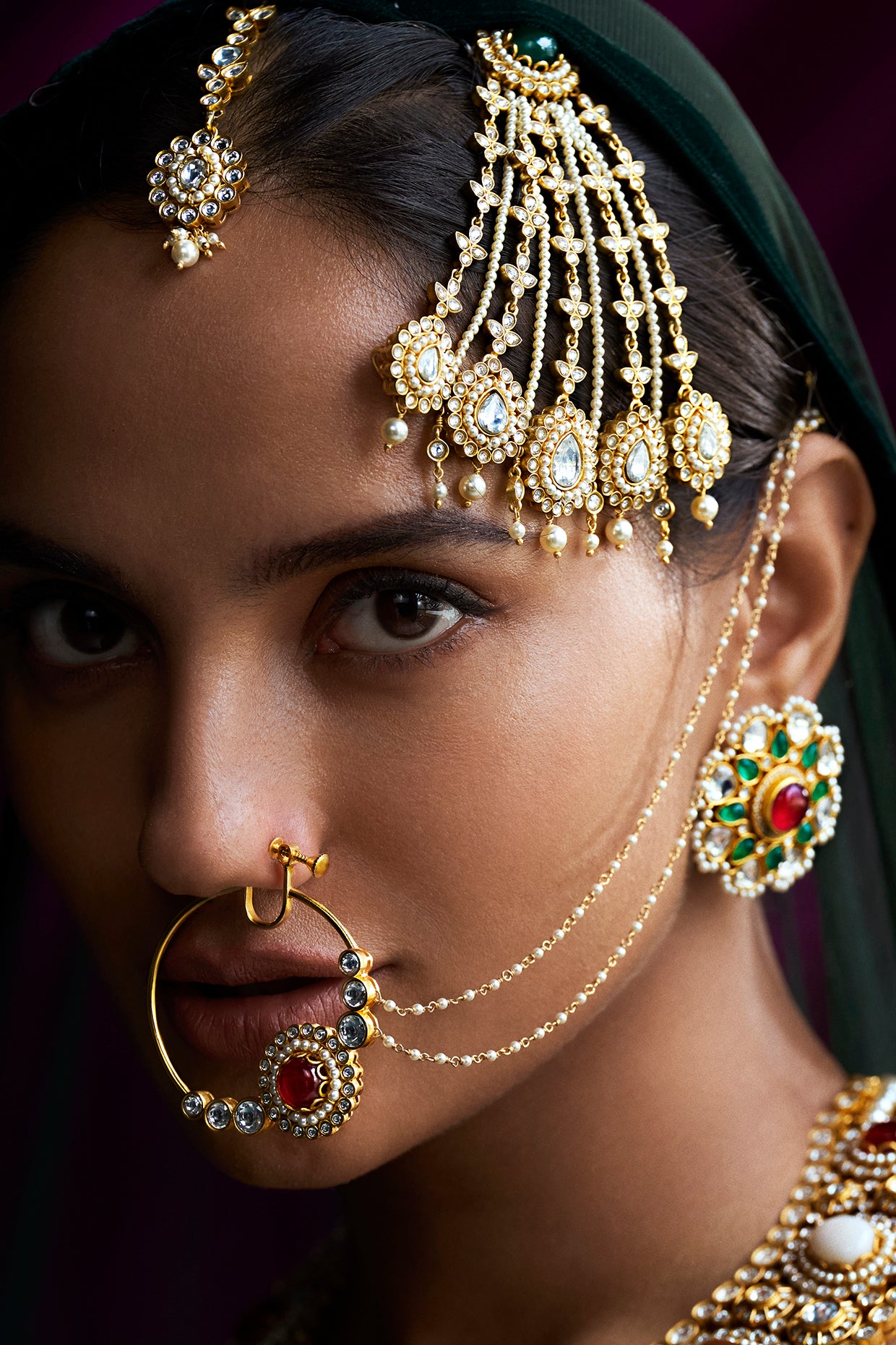 22kt Gold Plated Dilshad Nosering