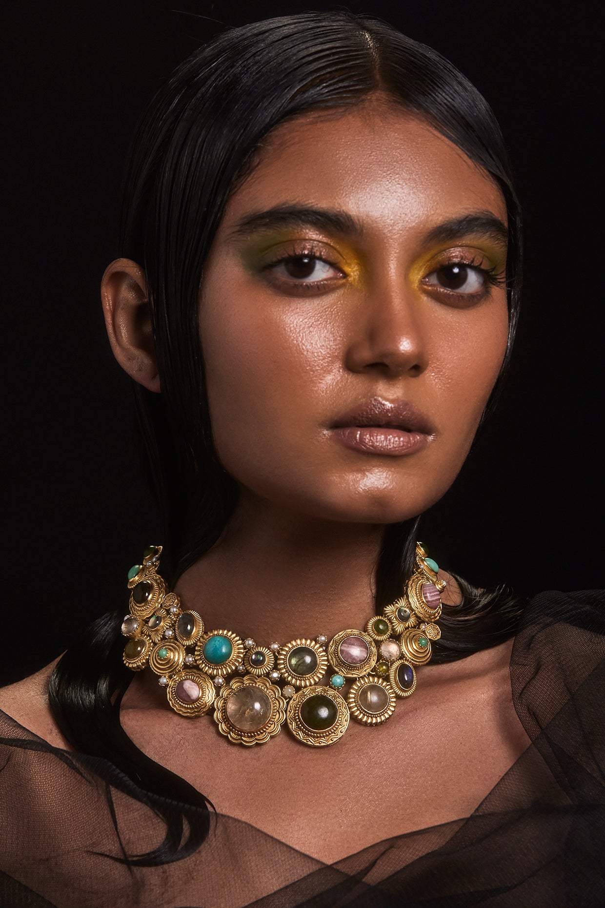 22kt Gold Plated Azra Majestic Necklace