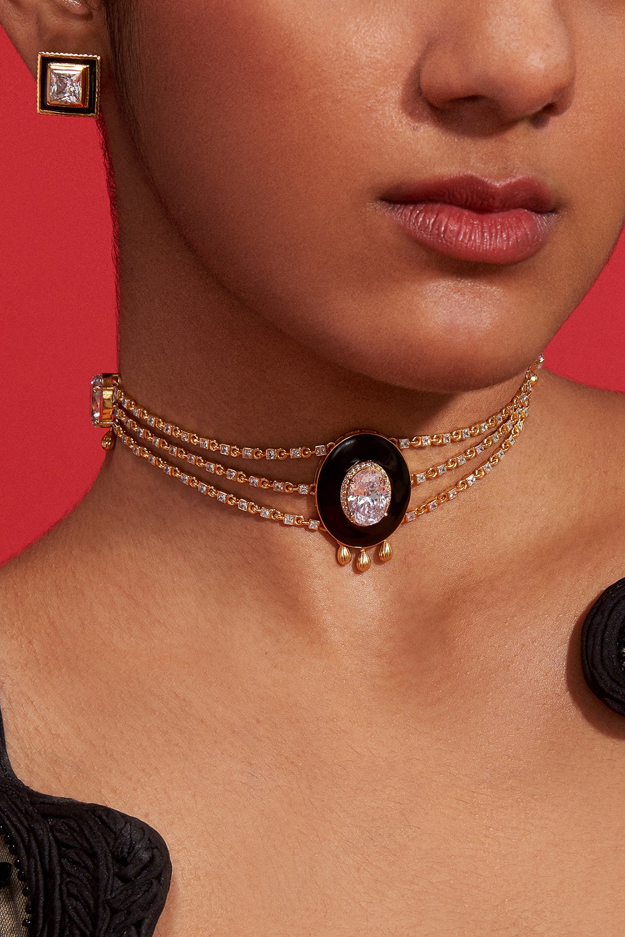 22kt Gold Plated Numisma Iconic Choker Necklace