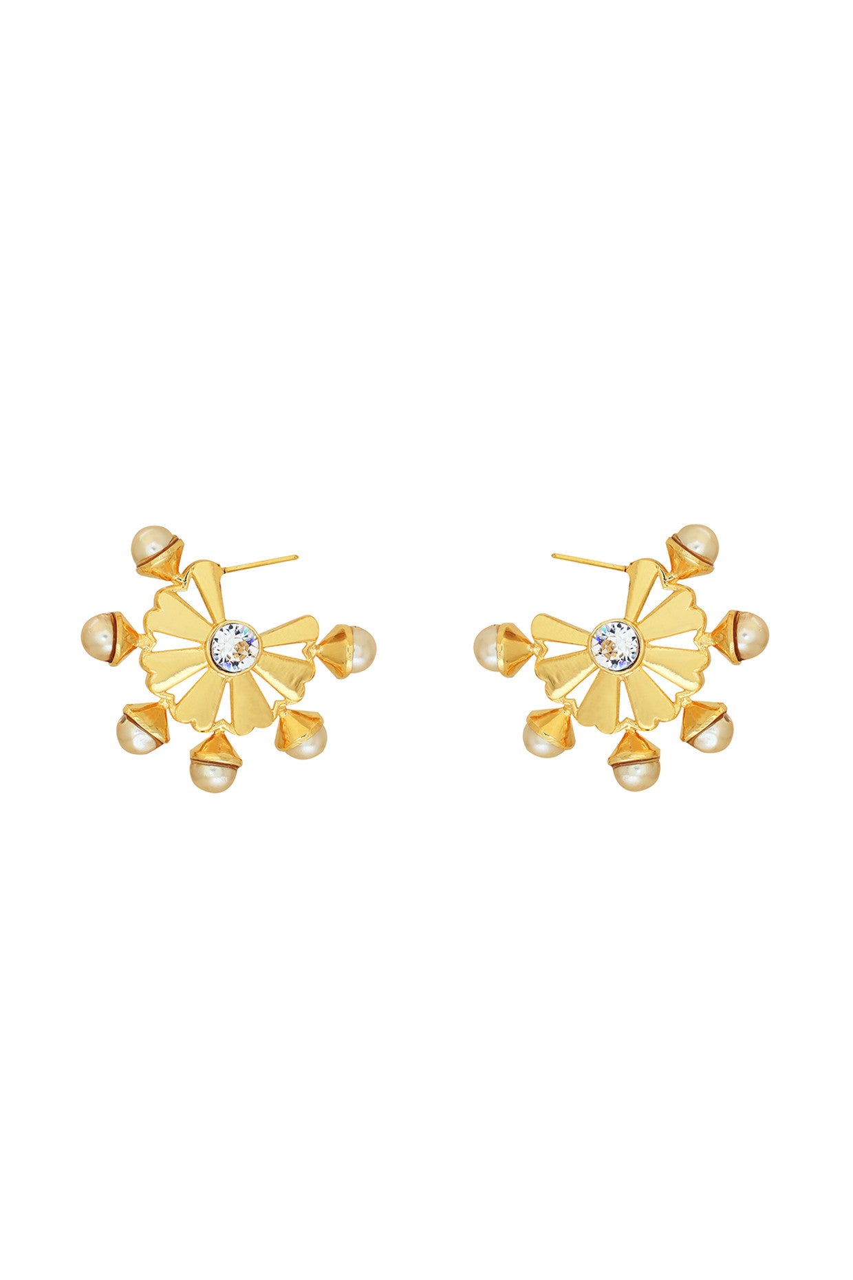Honey Gold Old Daisy Earrings
