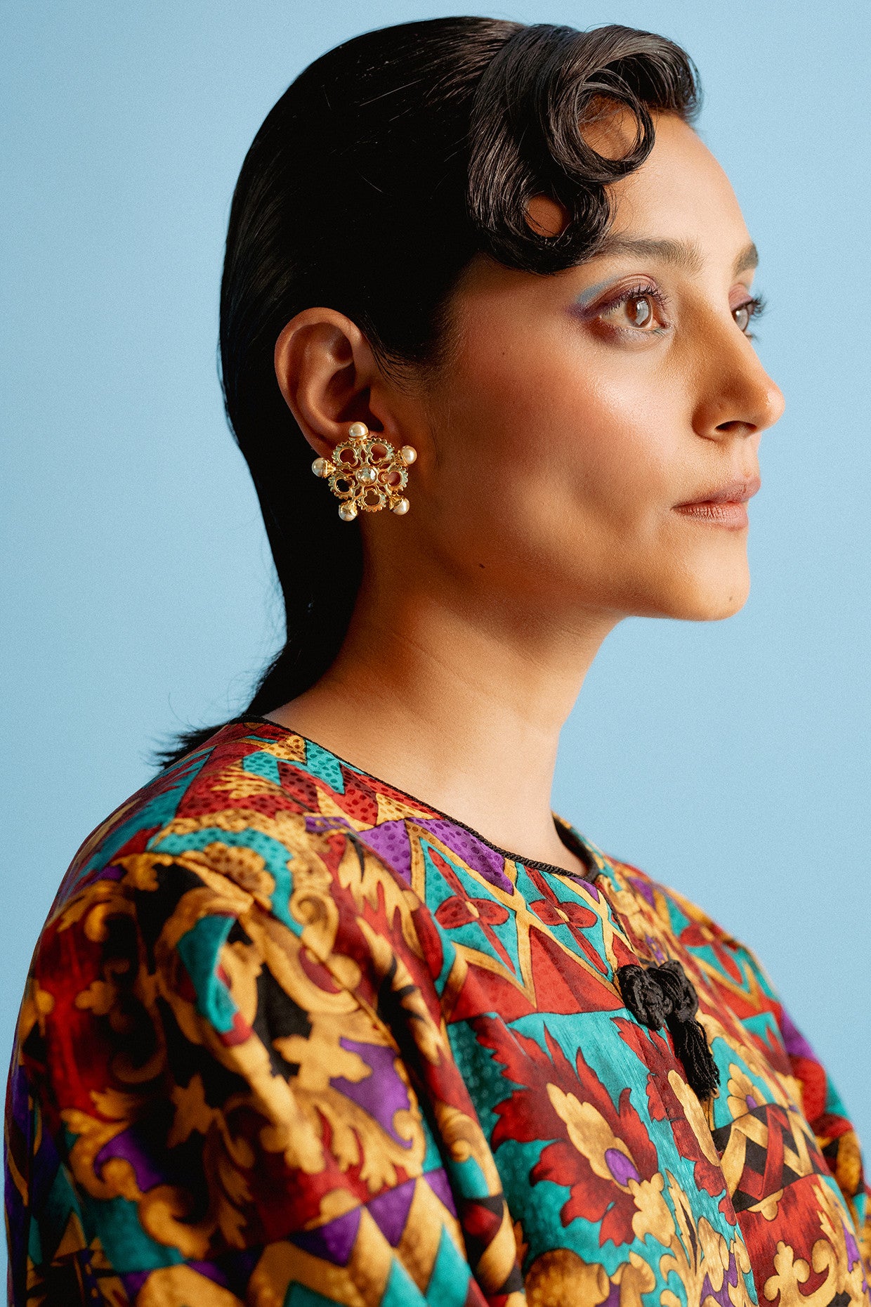 Honey Suckle In Dusk Earrings