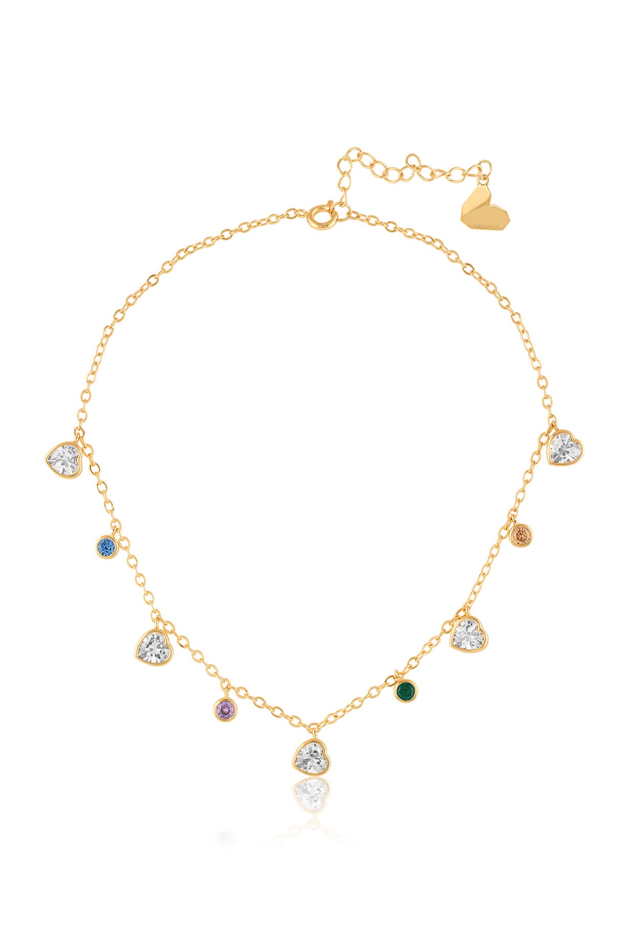 Hues Of Summer Necklace In 18Kt Gold Plated