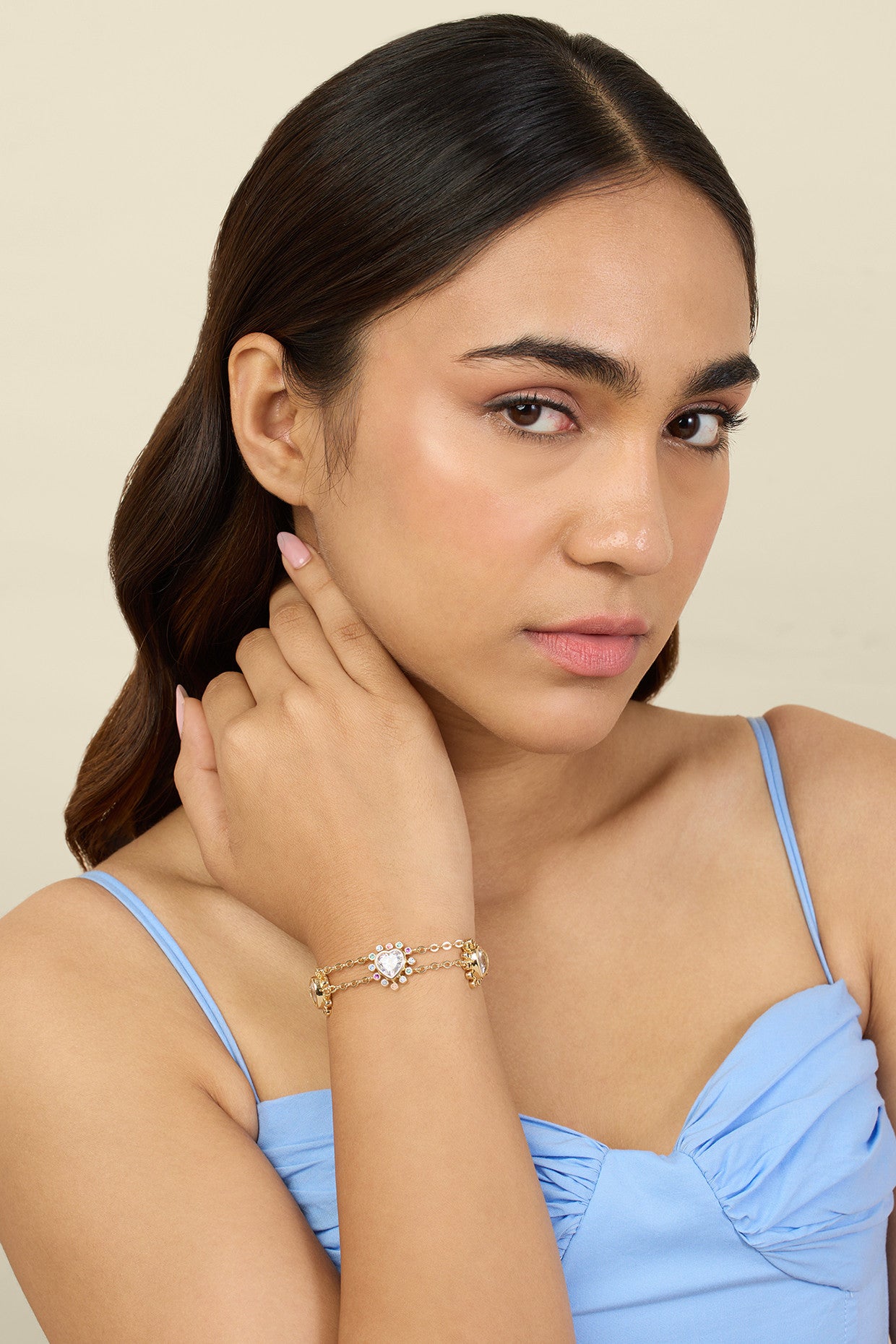 I Heart Summer Bracelet In 18Kt Gold Plated