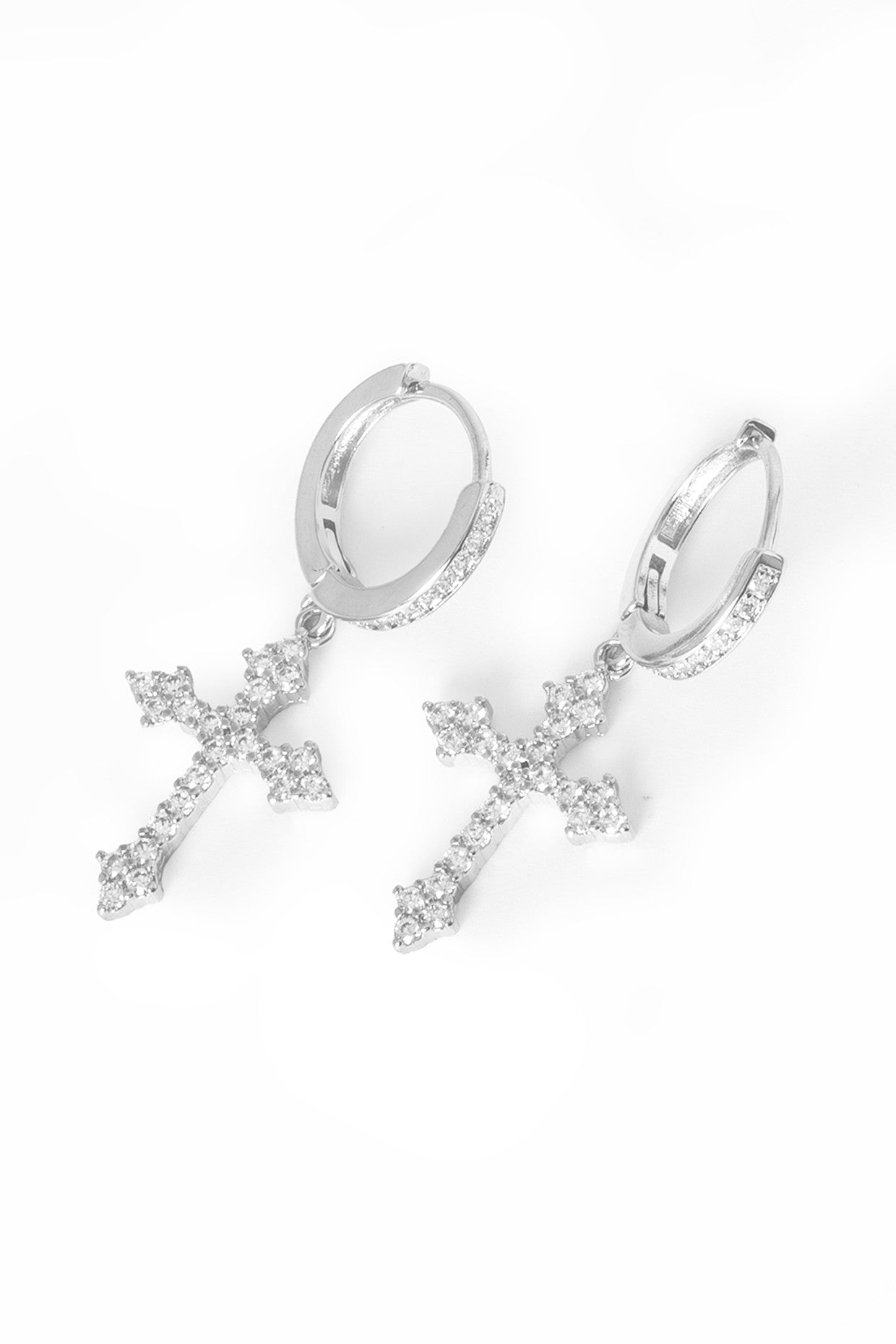 Iced Celticcross Earring