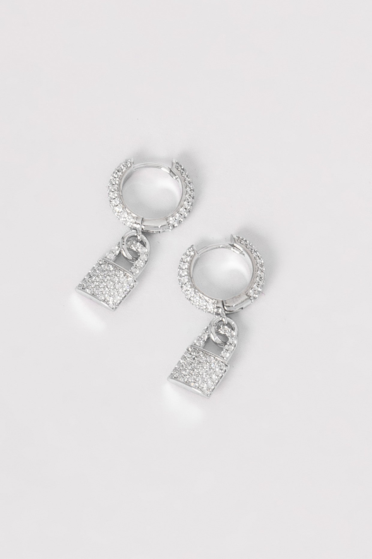 Iced Lock Earring
