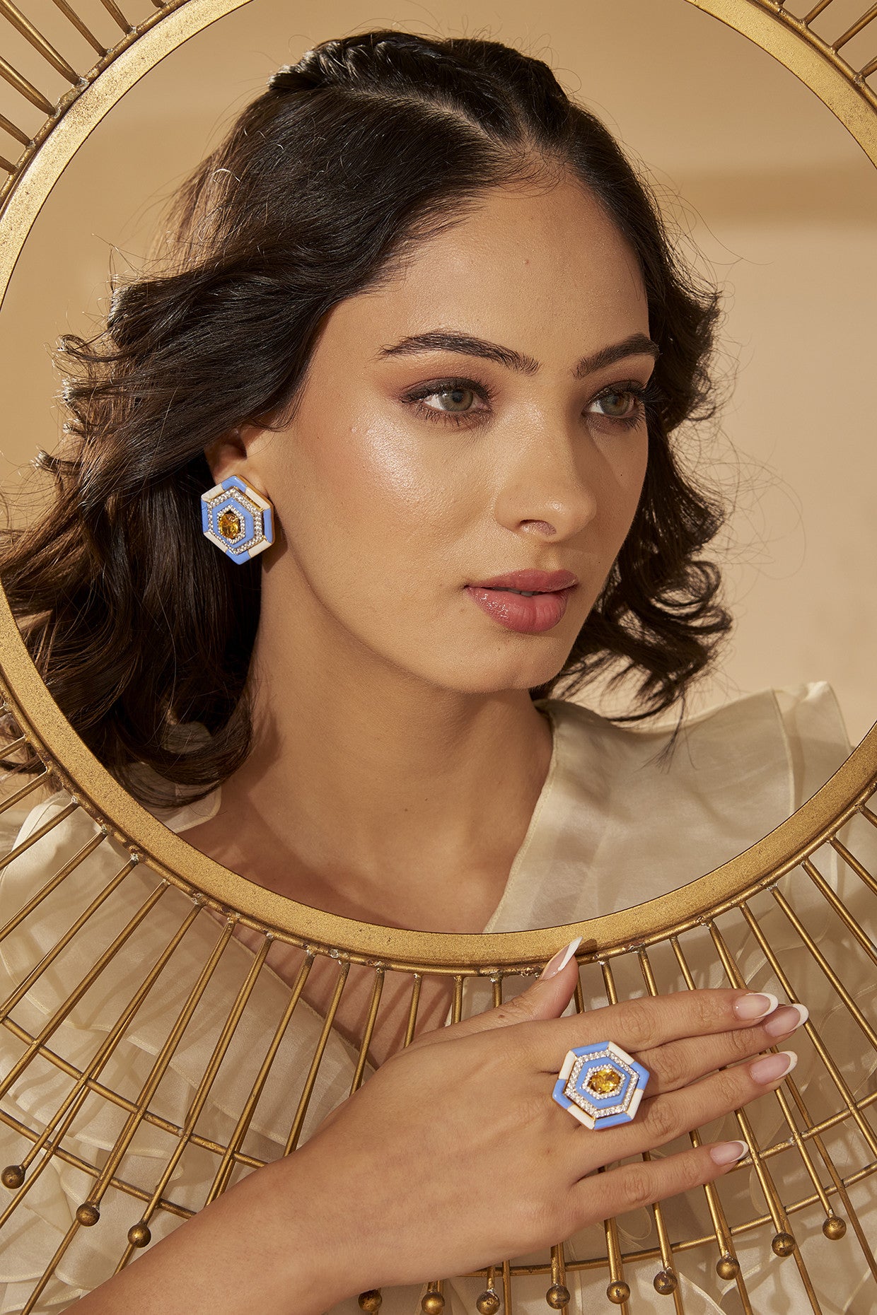 Irene Earring in Sterling Silver