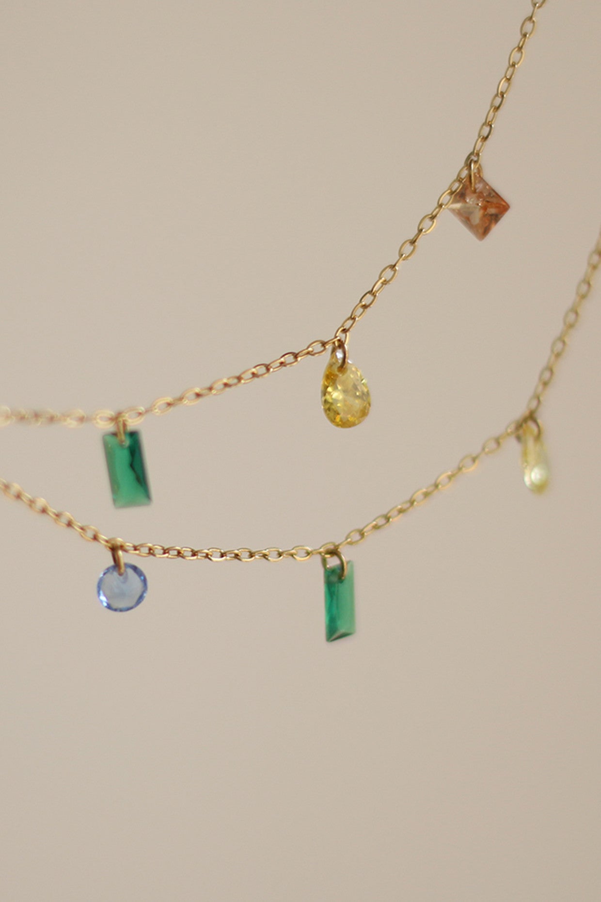 18k Multi-Coloured Stones Bracelet