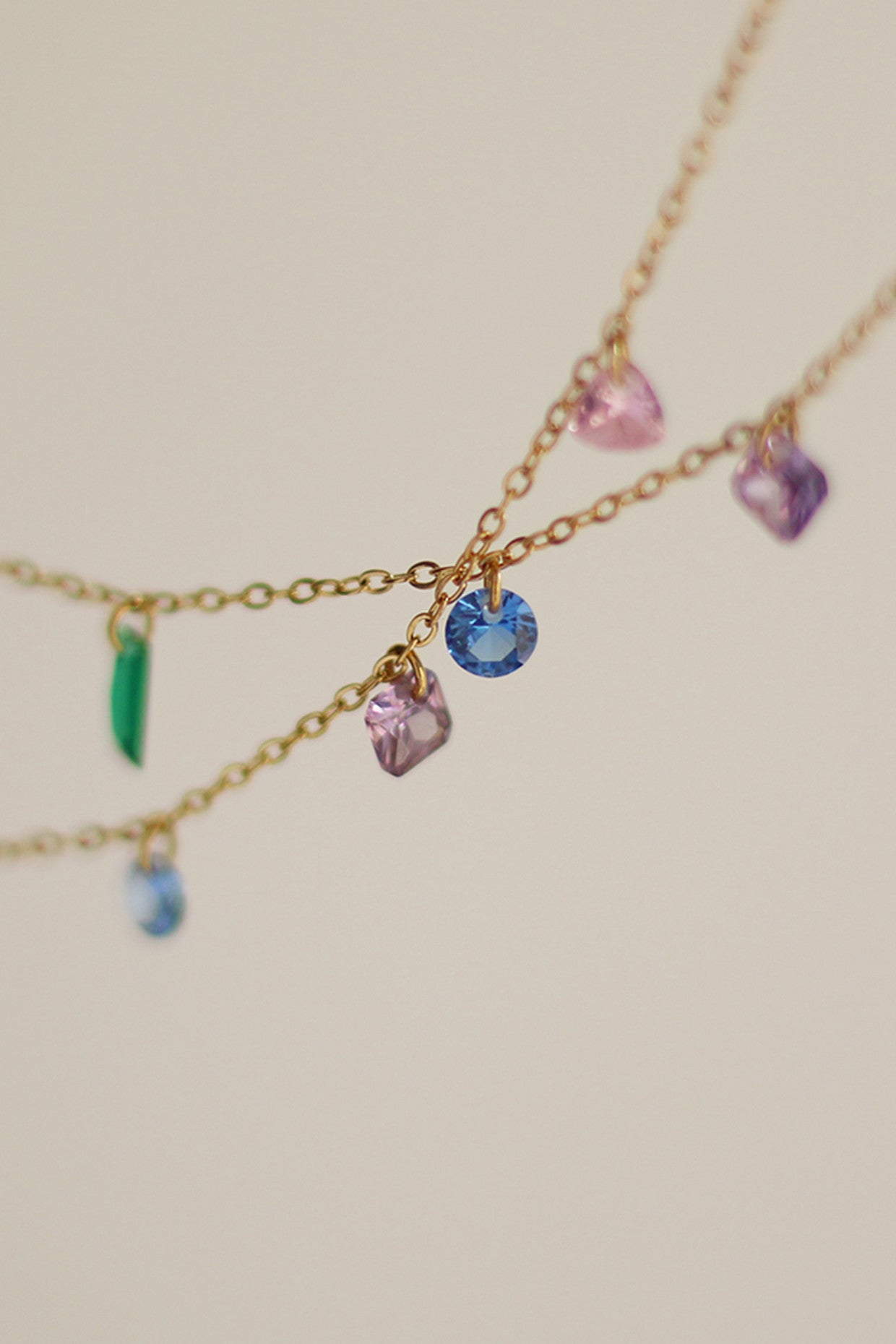 18k Multi-Coloured Stones Bracelet