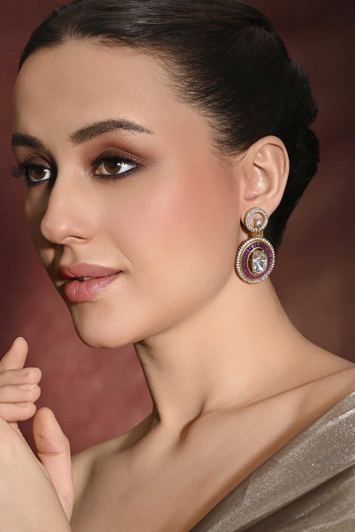 Ravishing Red Dangler Earrings