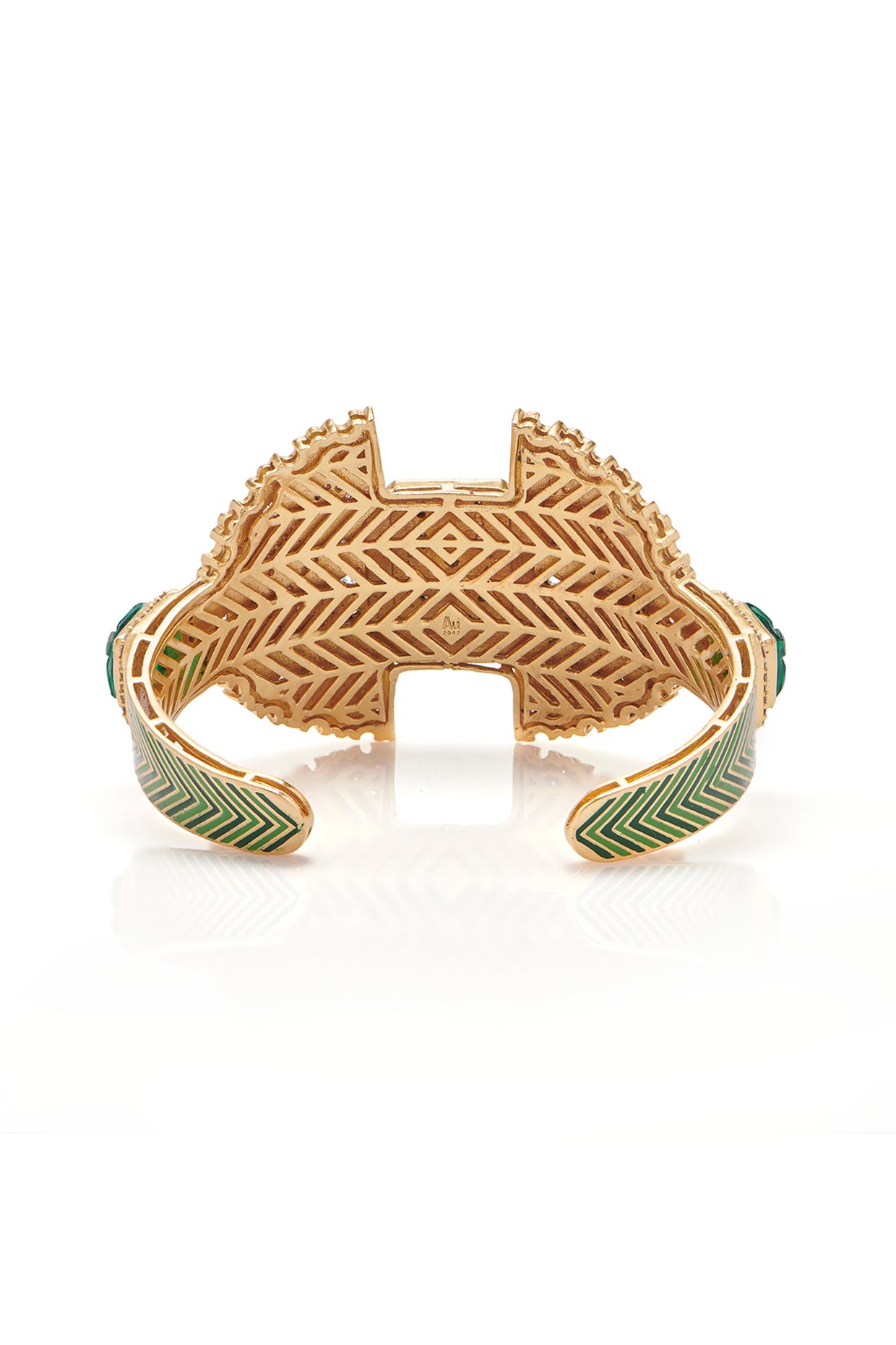 22kt Gold Plated Rumeli Cuff