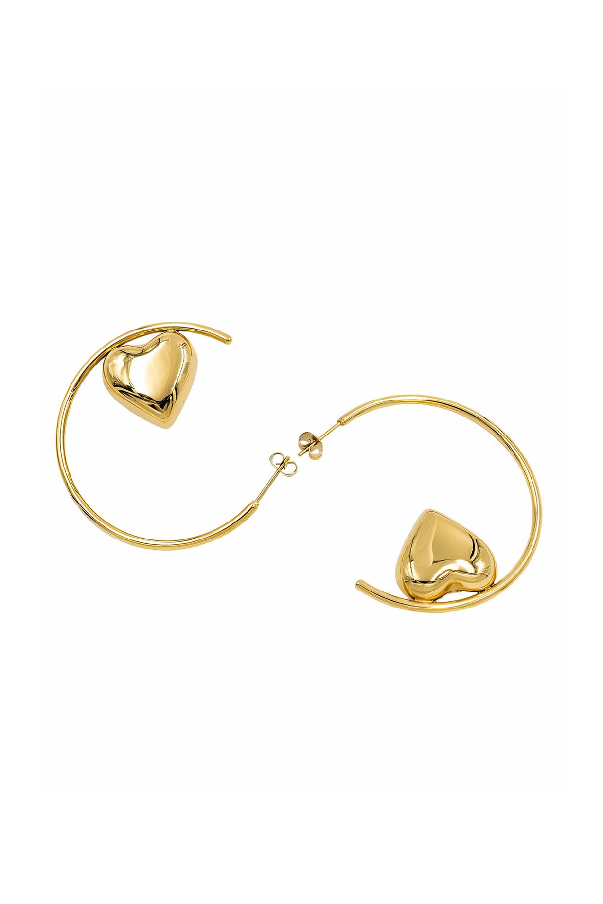 June Gold Earrings 18k Gold Plated