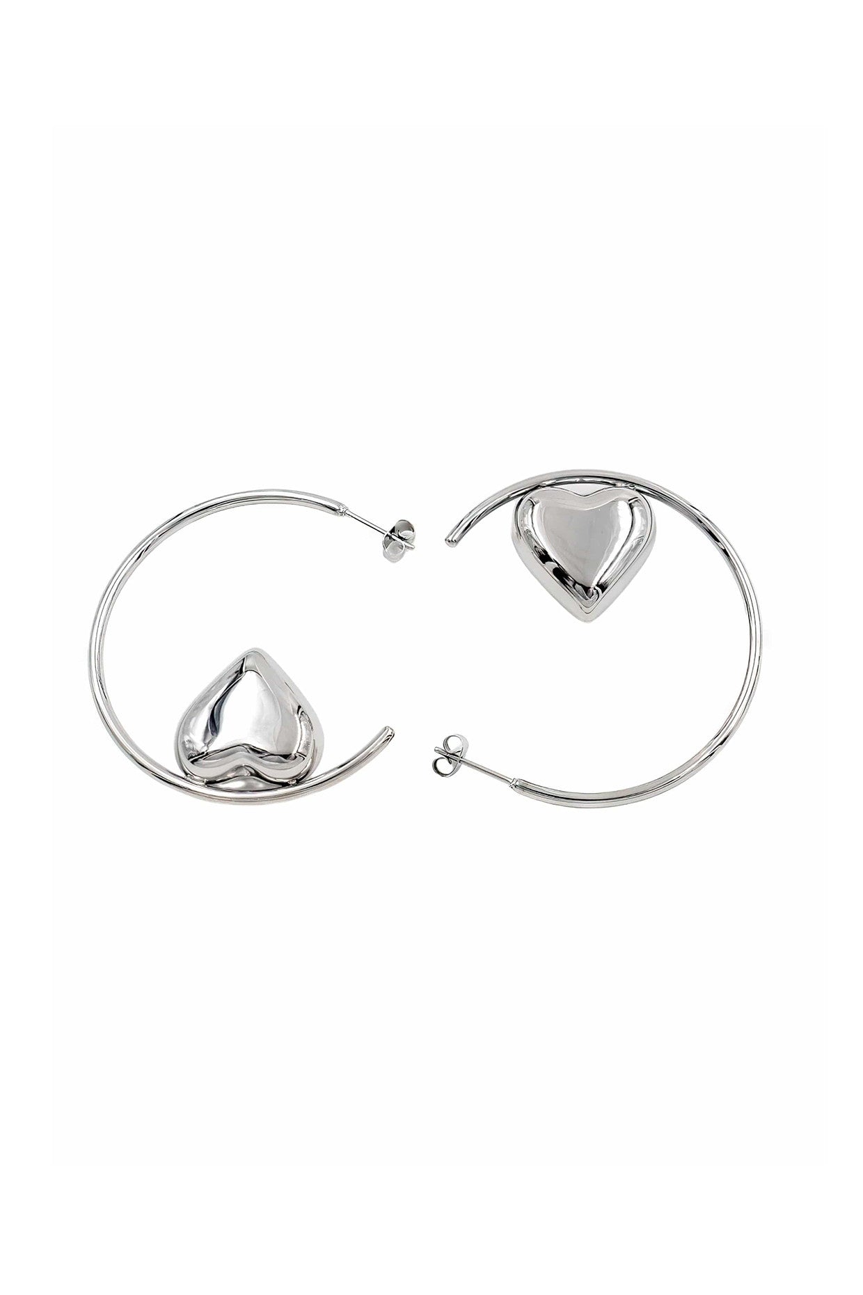 June Silver Eariings