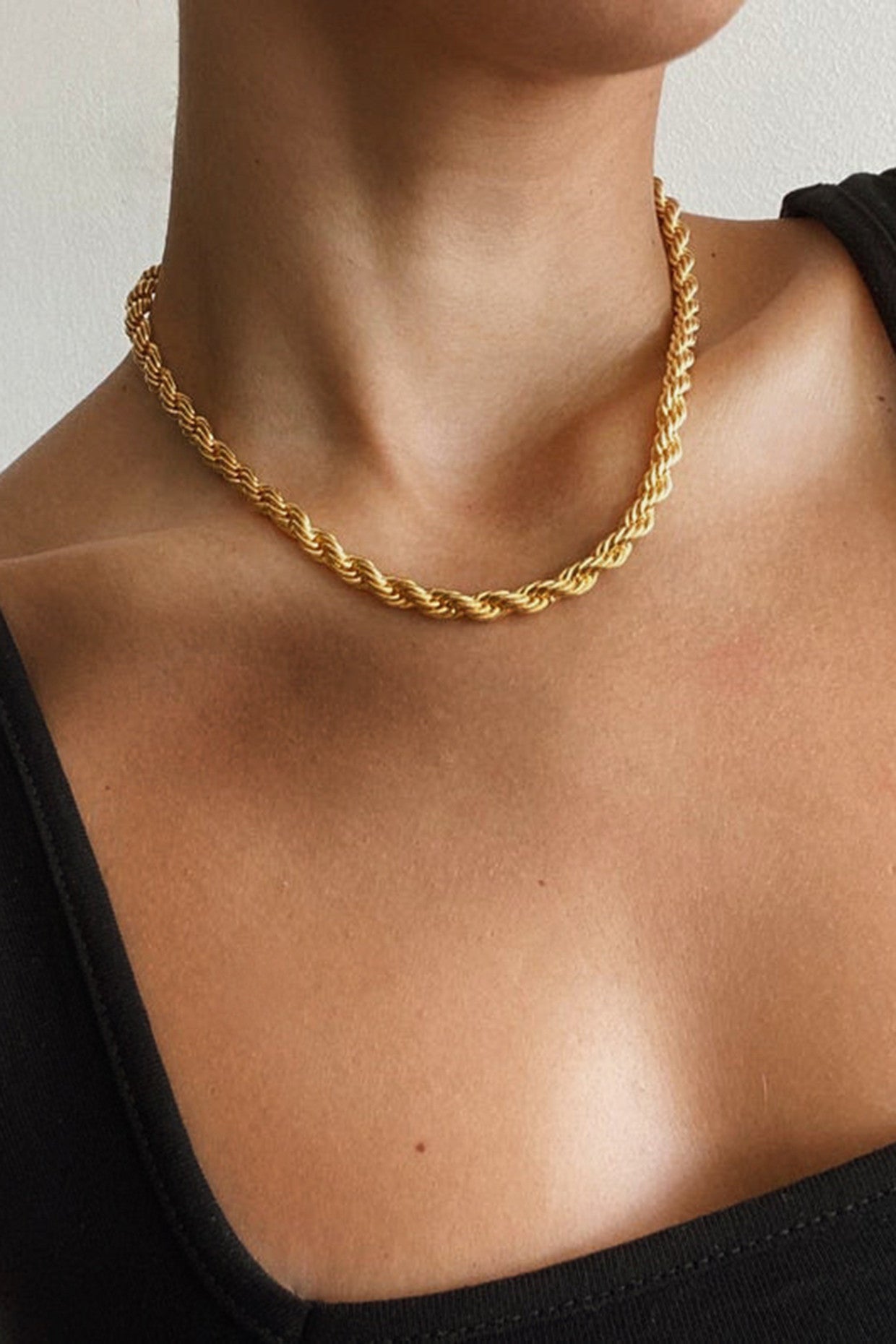Just Rope Chain Gold Necklace