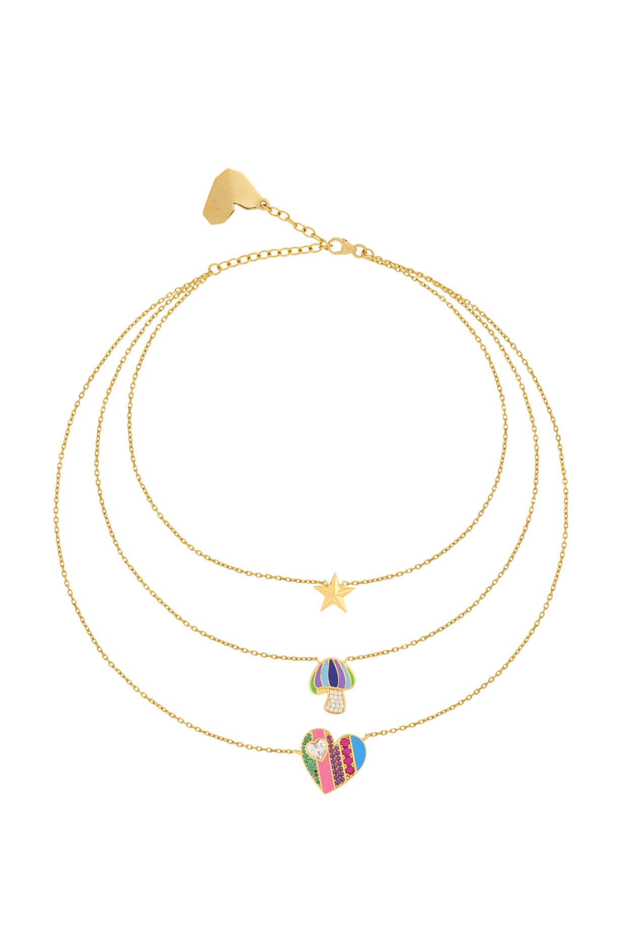 Layered Charm Necklace