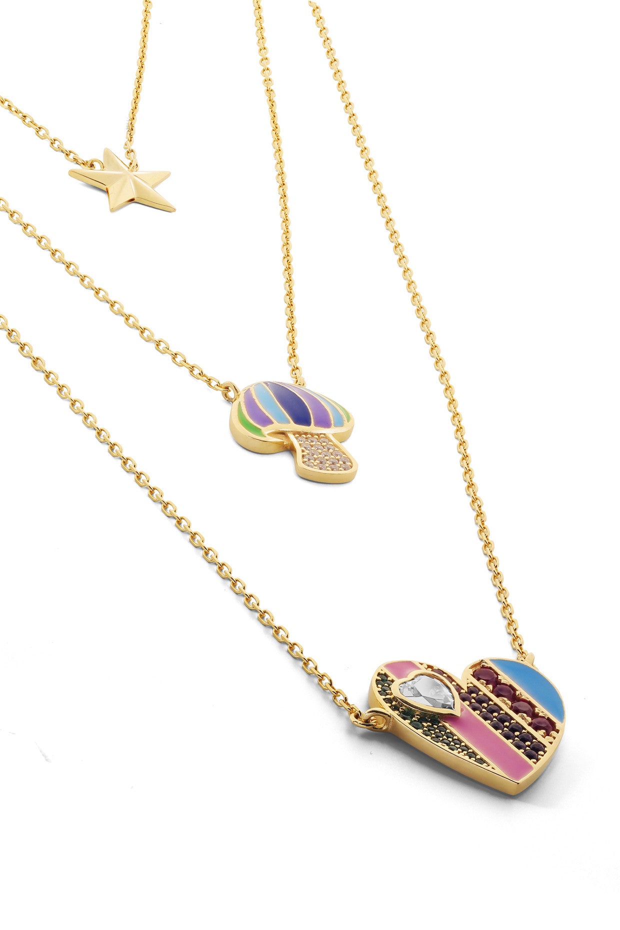 Layered Charm Necklace