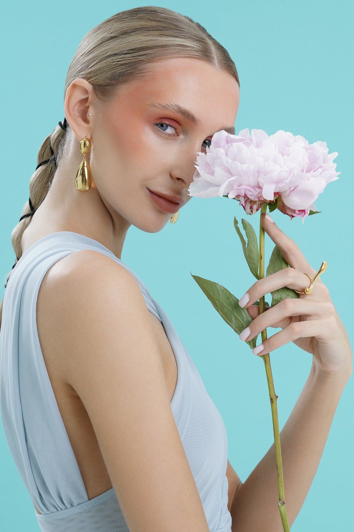 Lily Earrings 18k Gold Plated