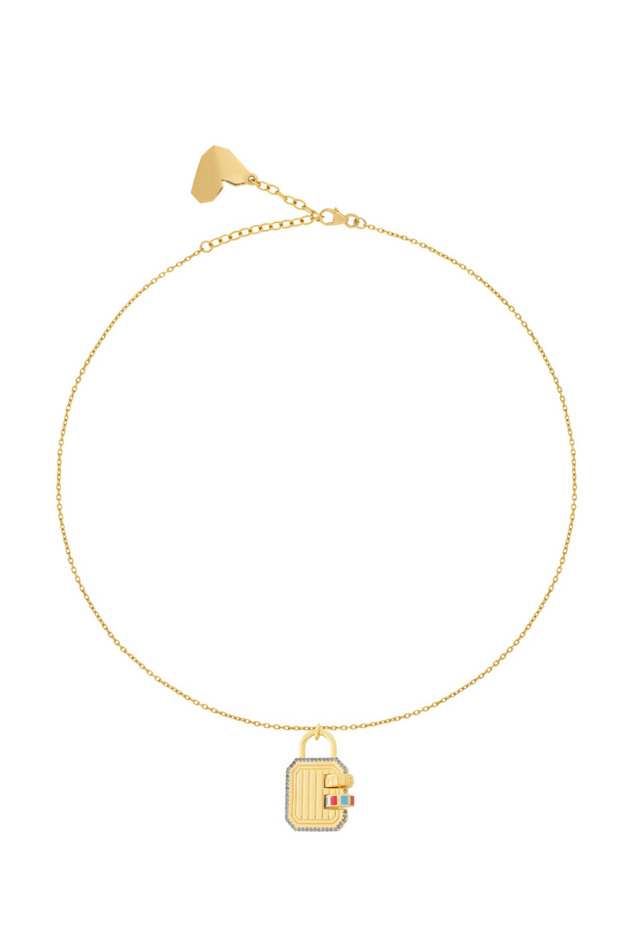 Lock It Mantra Necklace
