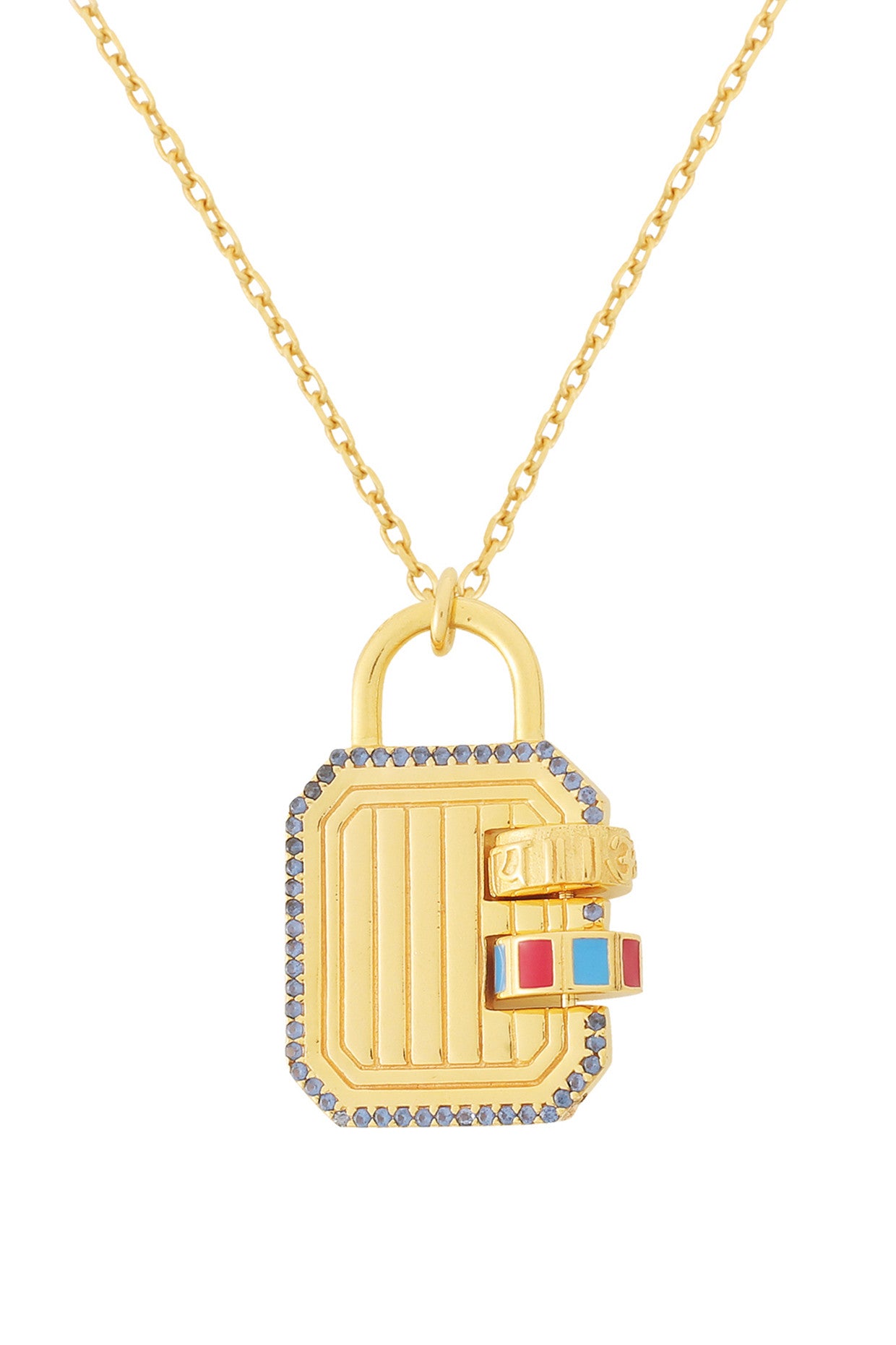 Lock It Mantra Necklace