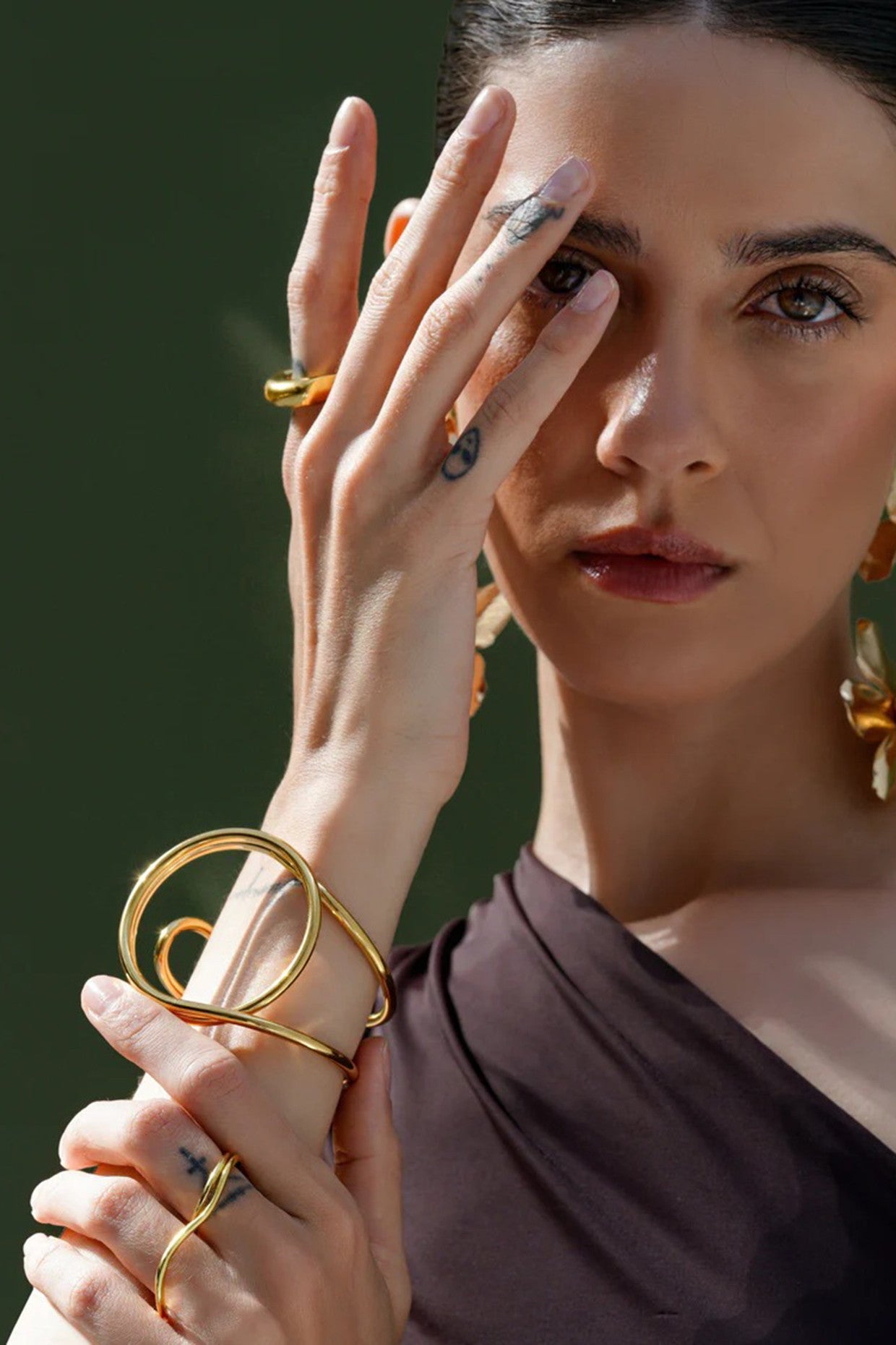 Loop Bracelet 18k Gold Plated