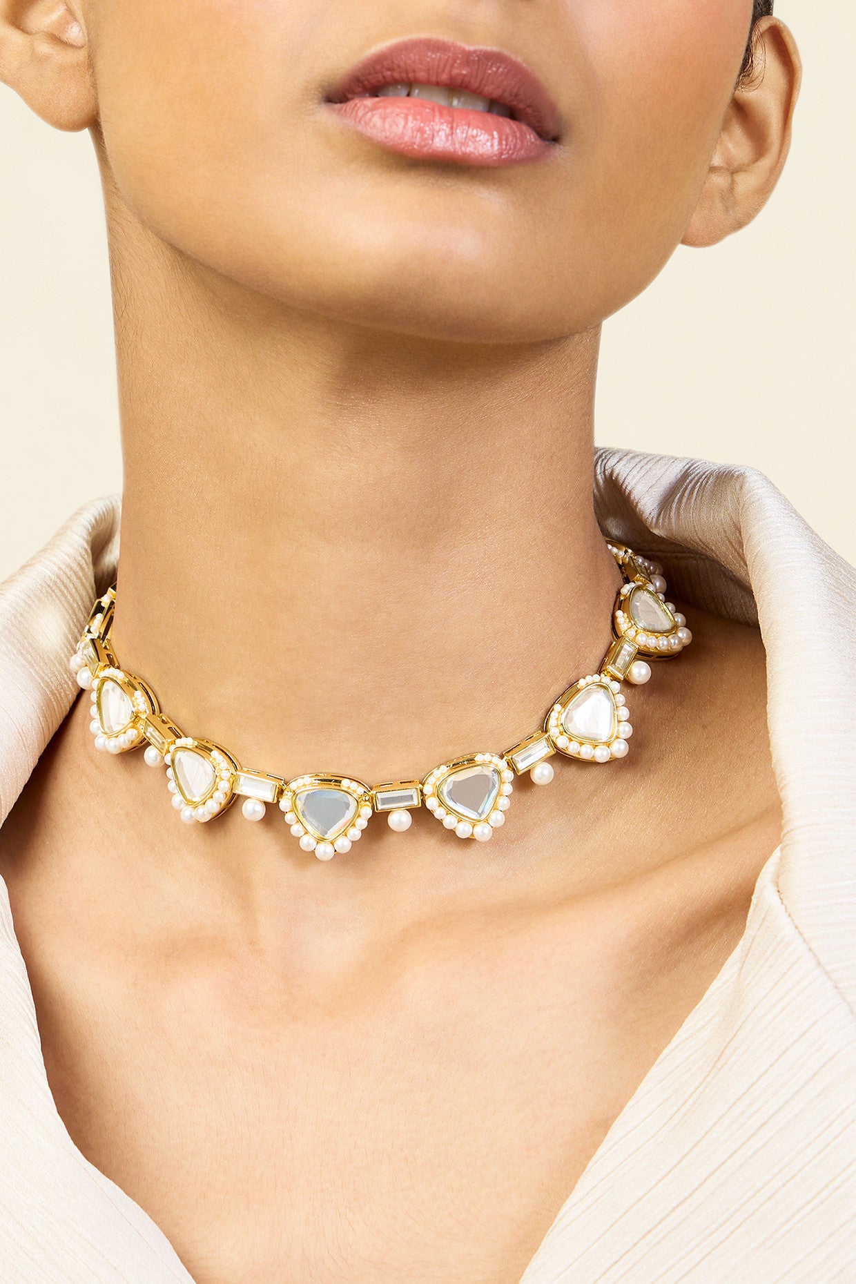 Lucent Riviere Collar Necklace