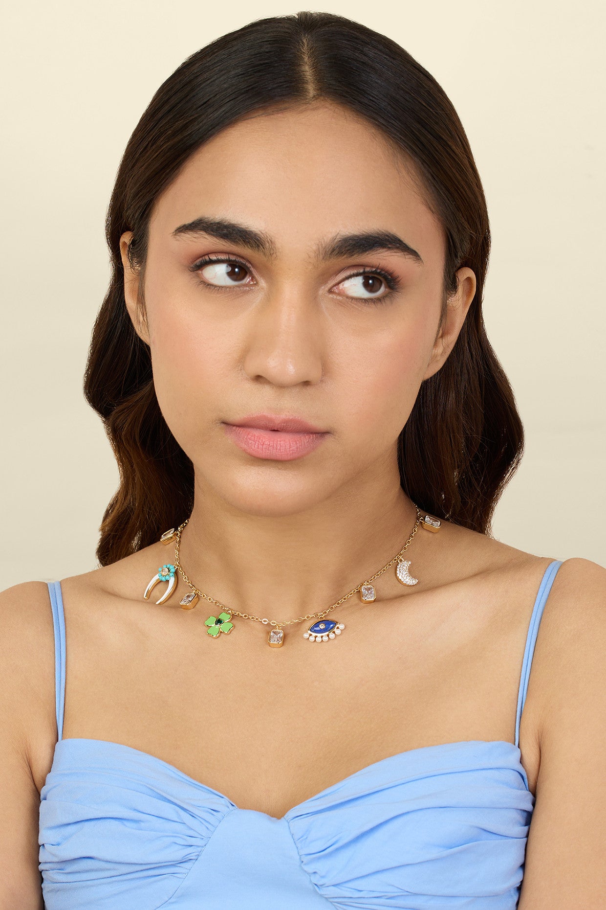 Lucky Charm Necklace In 18Kt Gold Plated