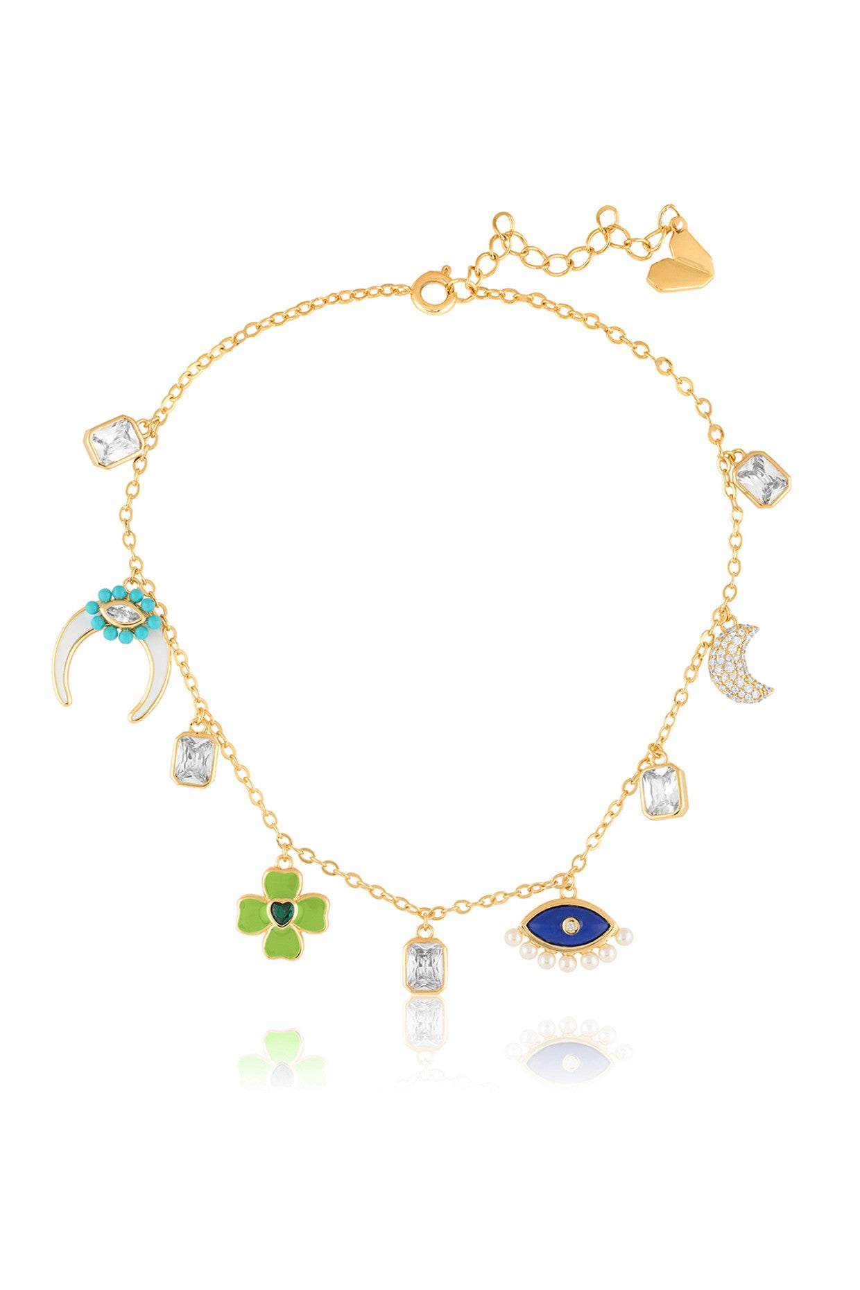 Lucky Charm Necklace In 18Kt Gold Plated
