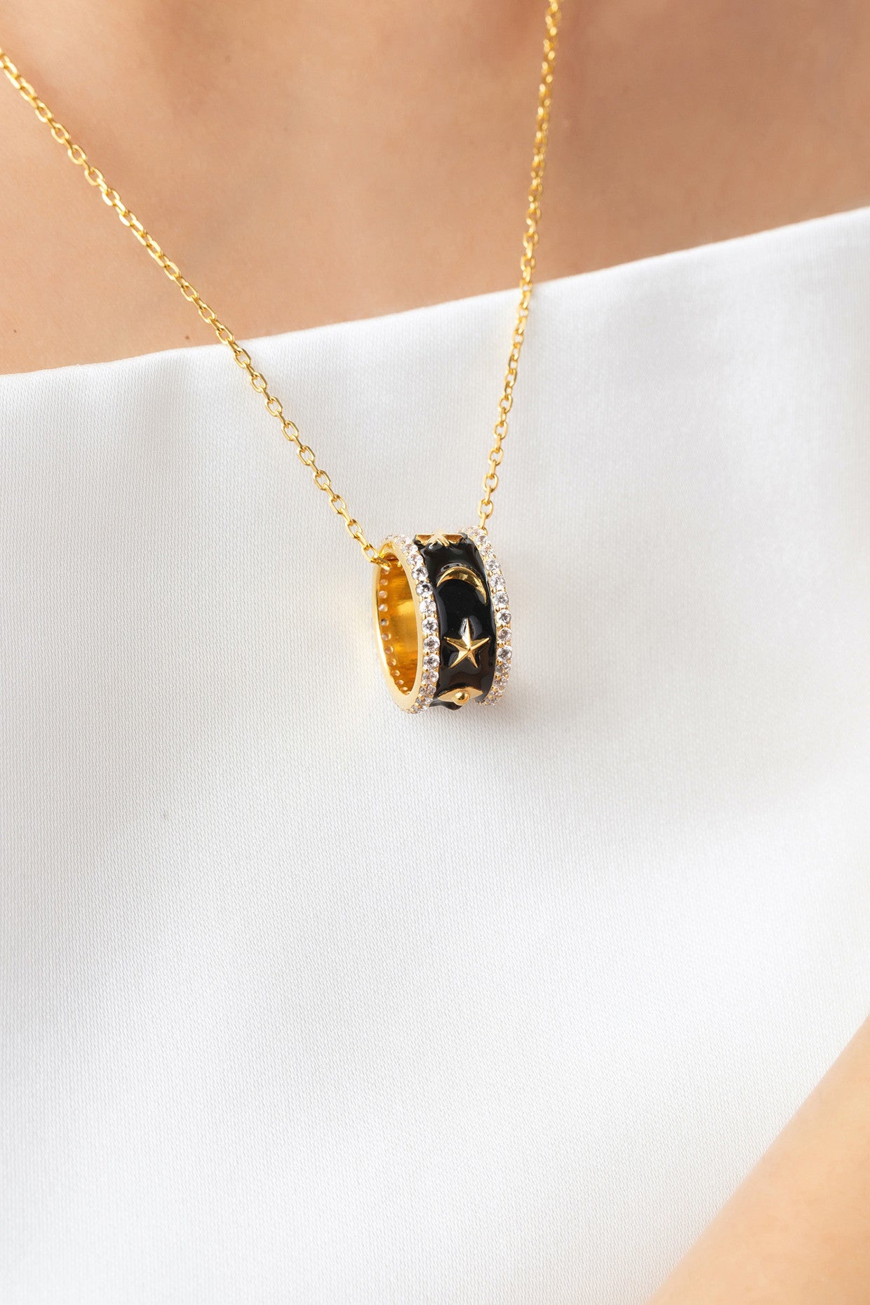 Lucky Charm Ring Necklace