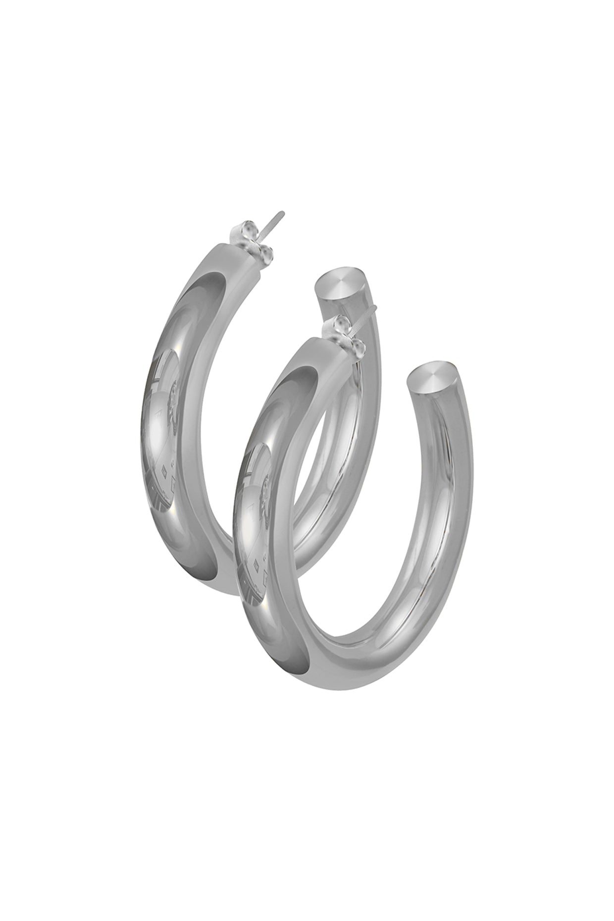 Silver Plated Hoop Earring