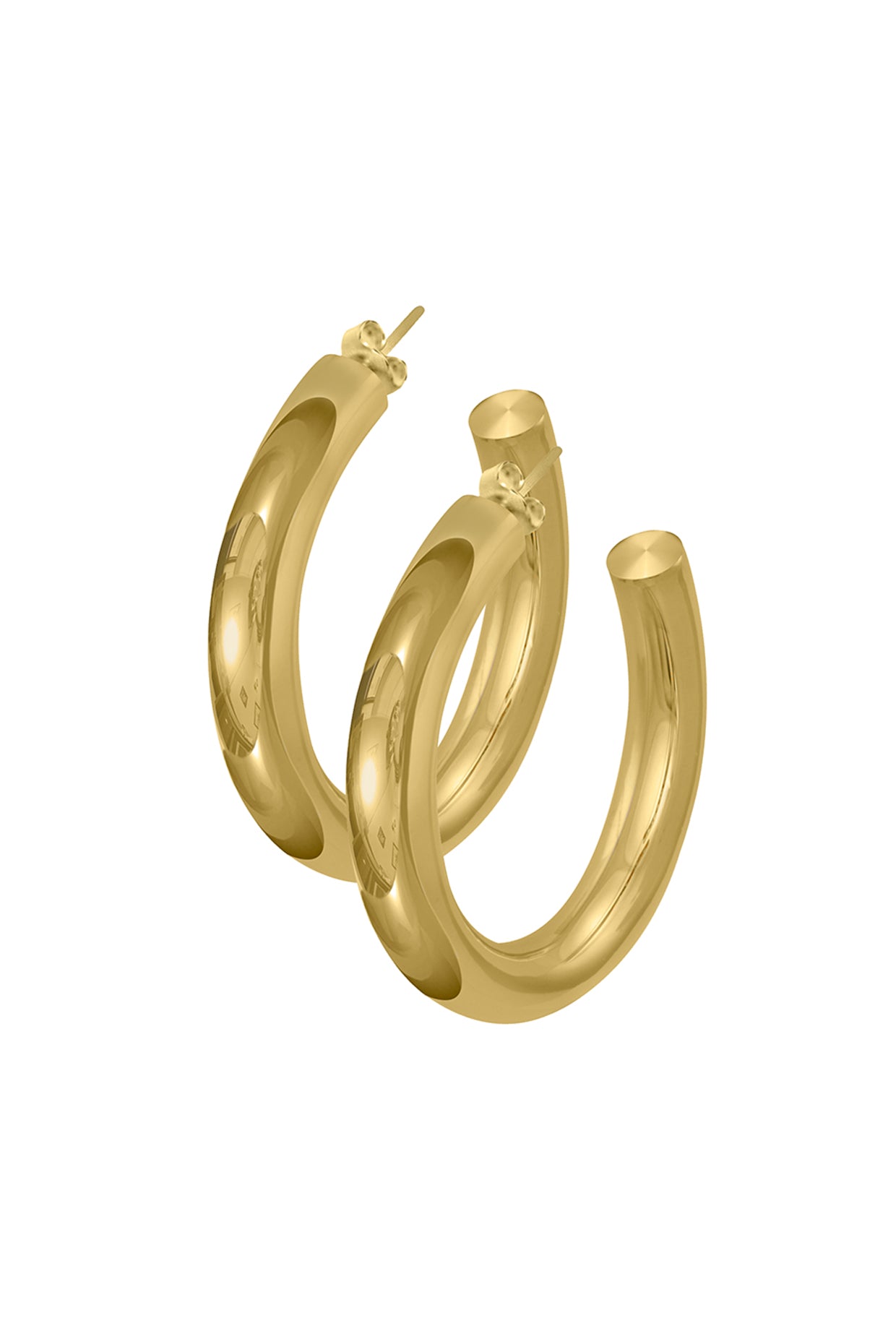 18k Gold Plated Hoop Earring