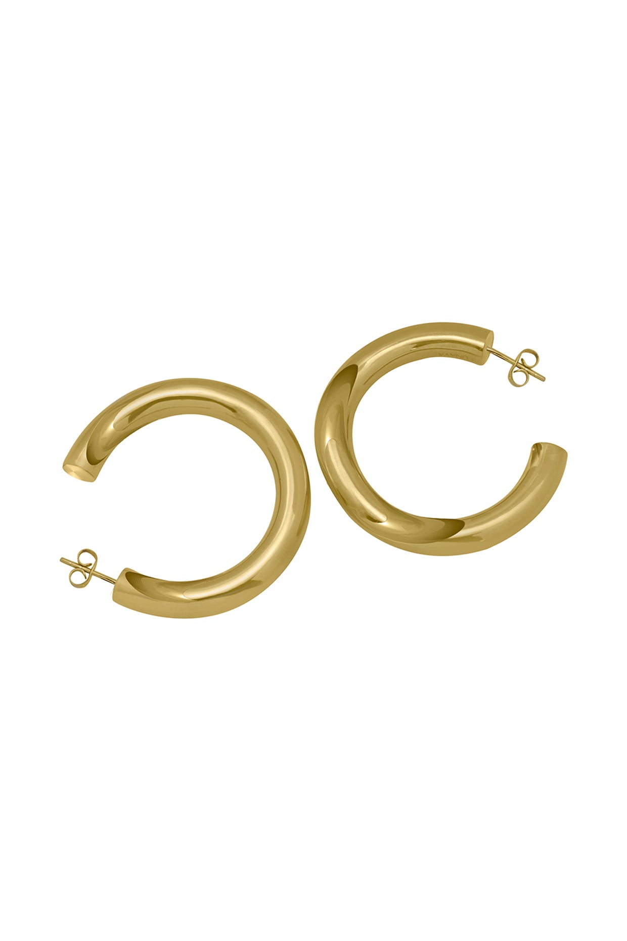 18k Gold Plated Hoop Earring