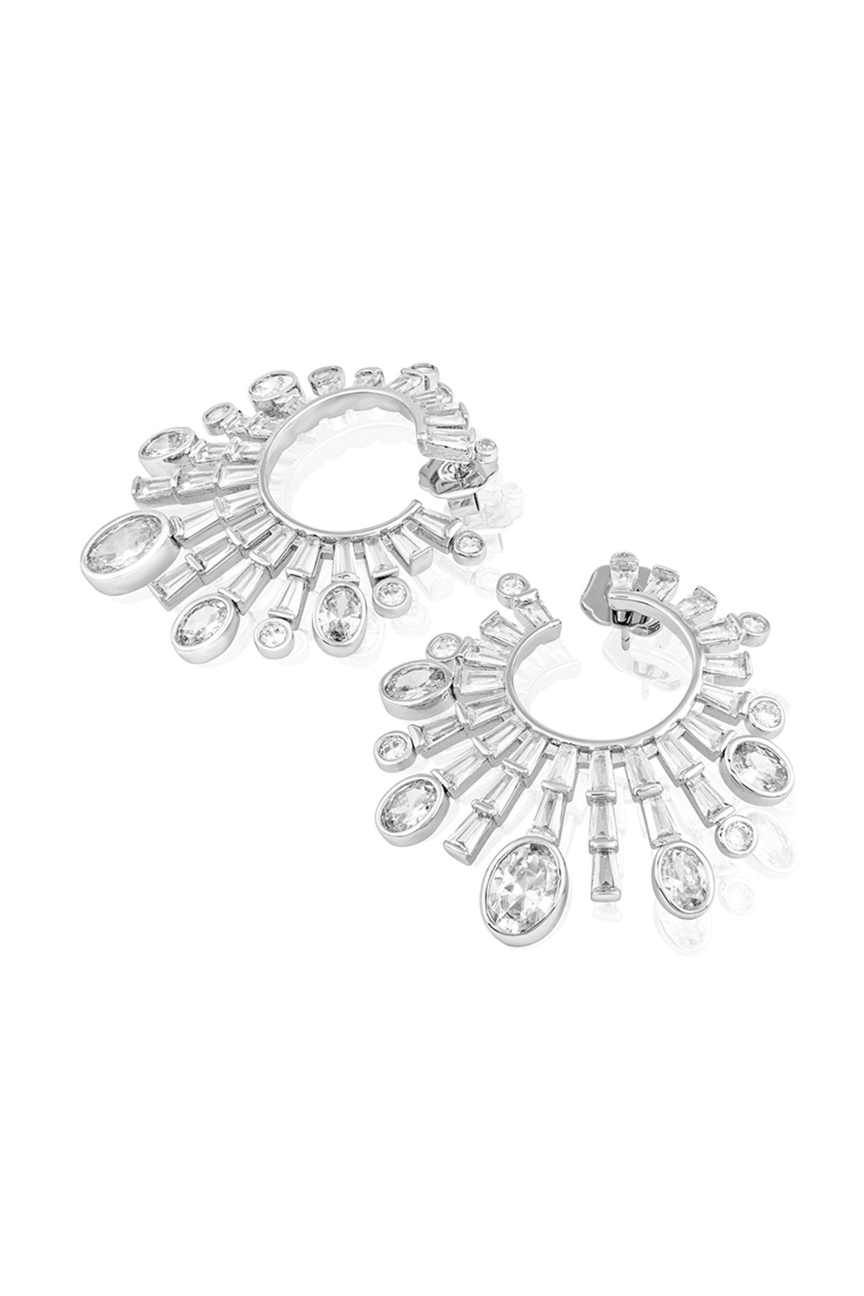 Luxe Indian Front Back Earrings