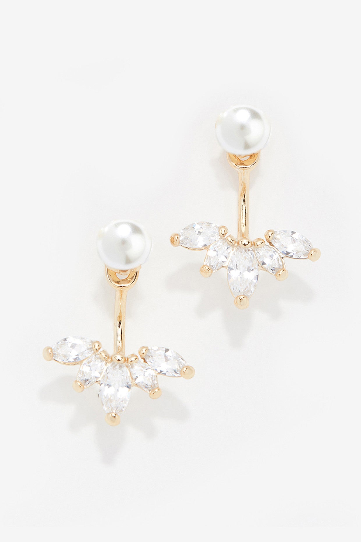 Marquise Pearl Ear Jacket