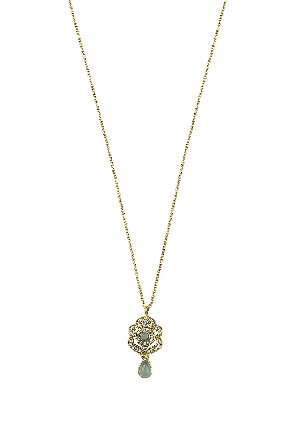 Mehr Chainette Necklace in 22Kt Gold Plating