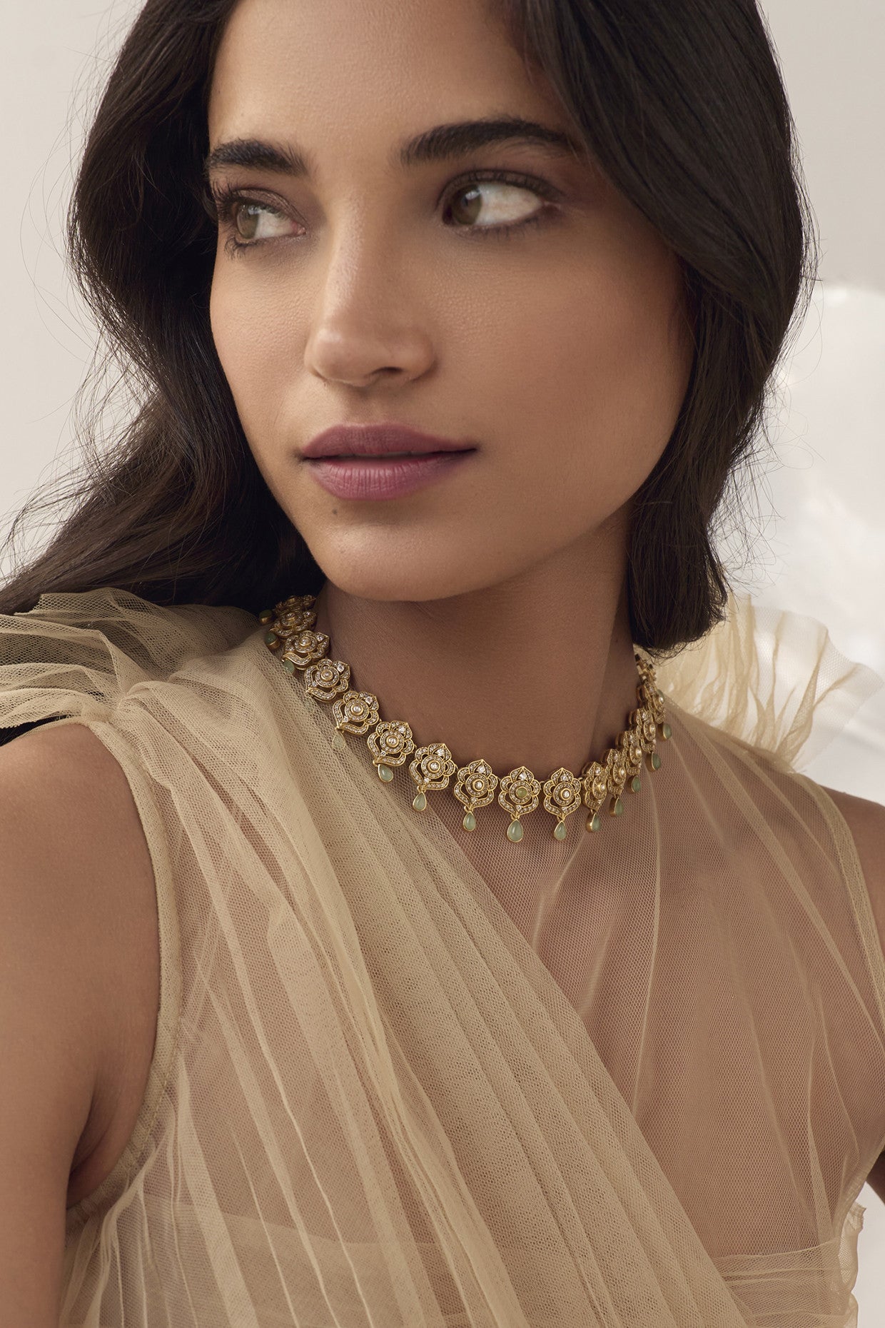 Mehr Dainty Necklace in 22Kt Gold Plating