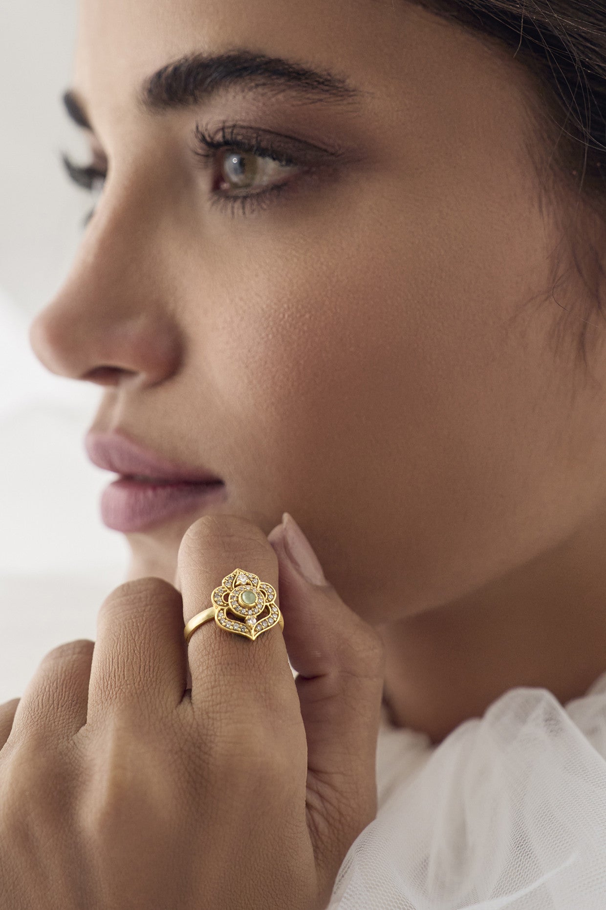 Mehr Dainty Ring in 22Kt Gold Plating