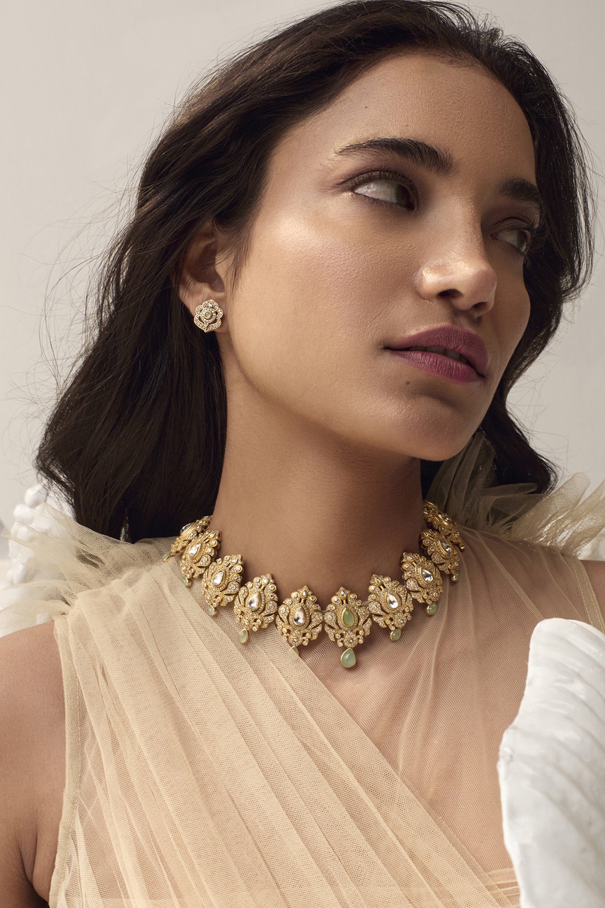 Mehr Dainty Studs in 22Kt Gold Plating