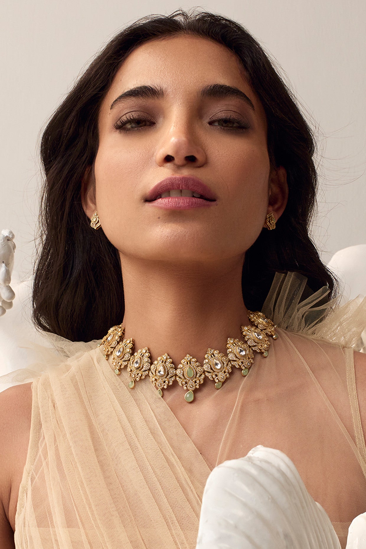 Mehr Iconic Necklace in 22Kt Gold Plating