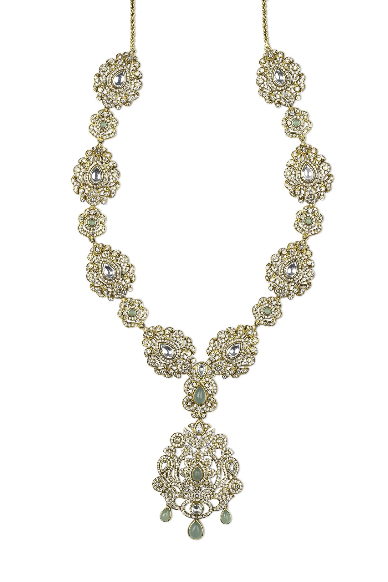 Mehr Statement Necklace in 22Kt Gold Plating