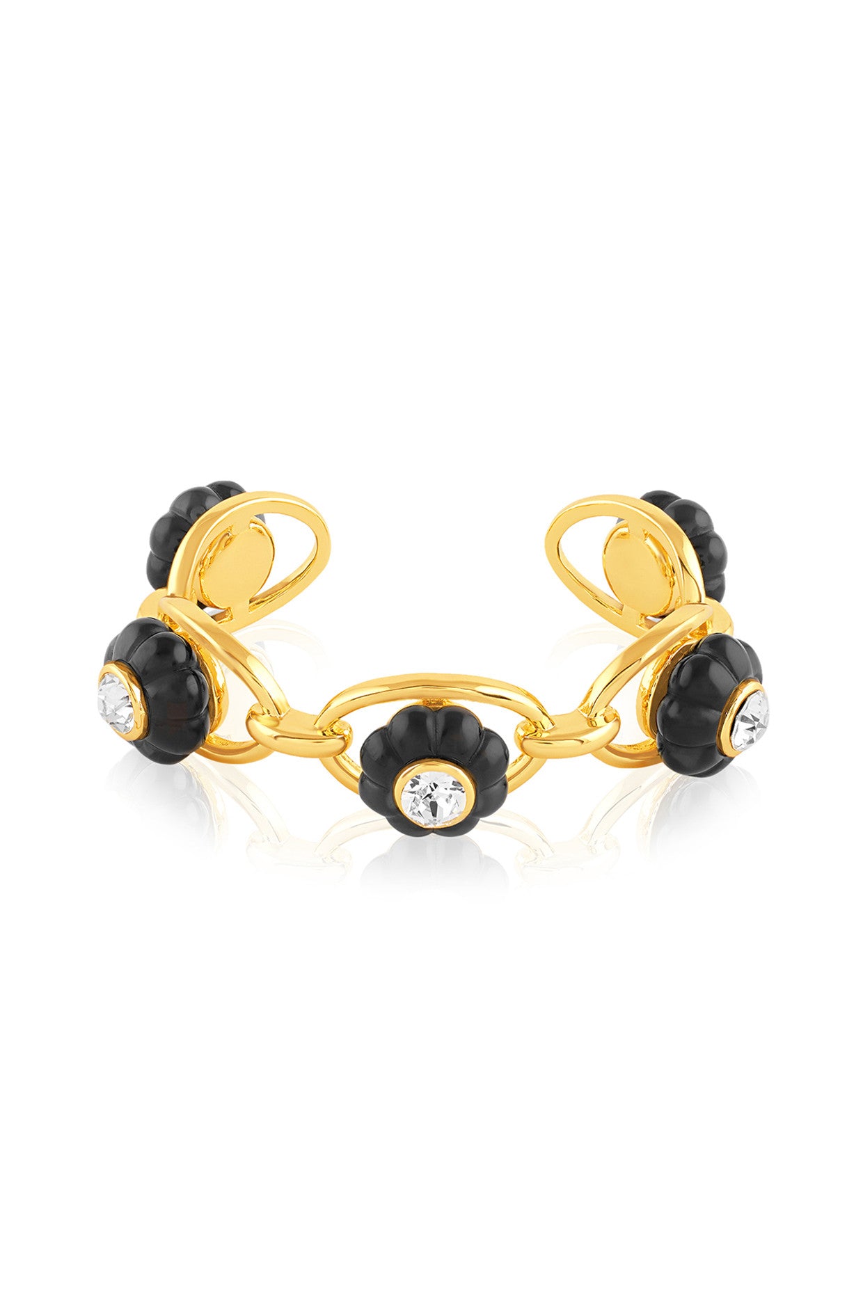 Midnight Luxe Cuff 18Kt Gold Plated