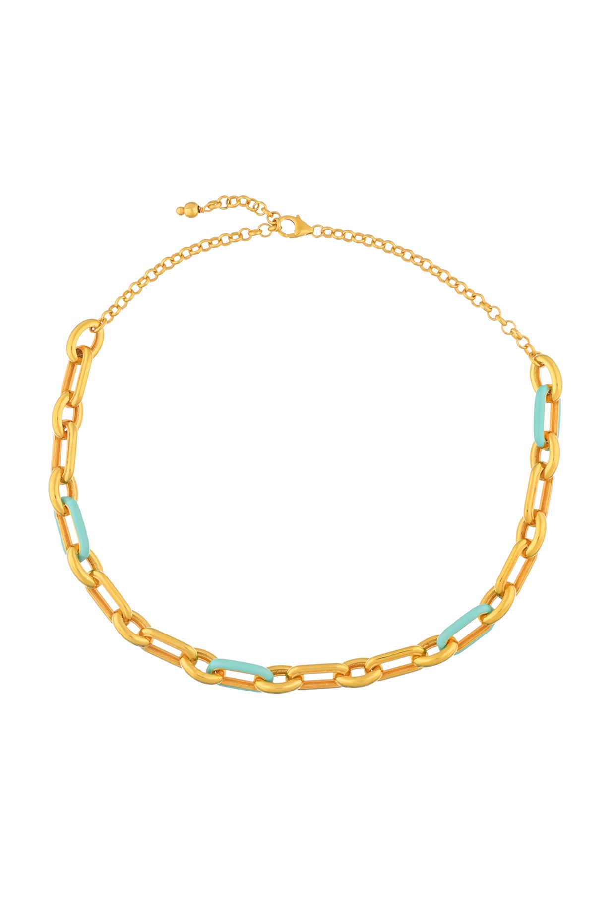 Mint Kyla Link Necklace